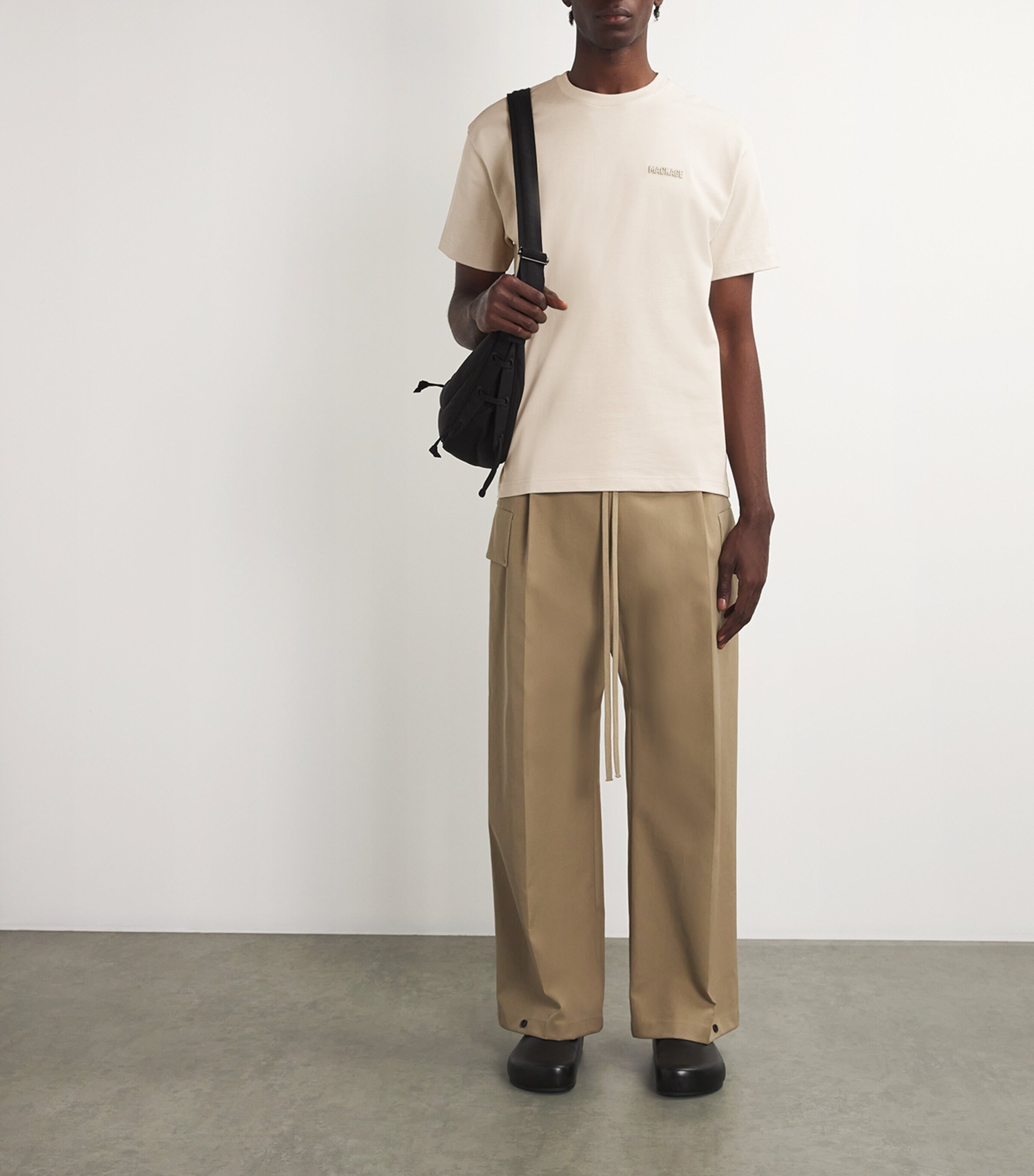 Organic Cotton Tonal Logo T-Shirt C0281 TRENCH Image 2