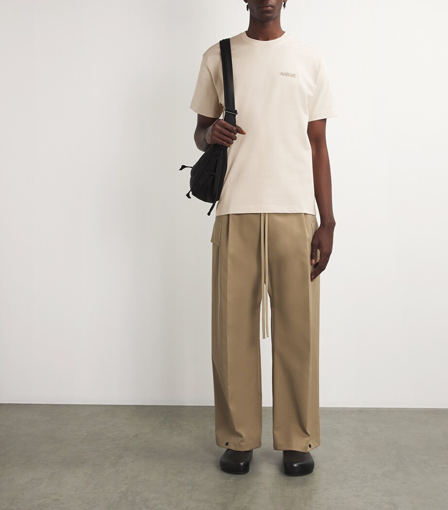 Organic Cotton Tonal Logo T-Shirt C0281 TRENCH Image 2