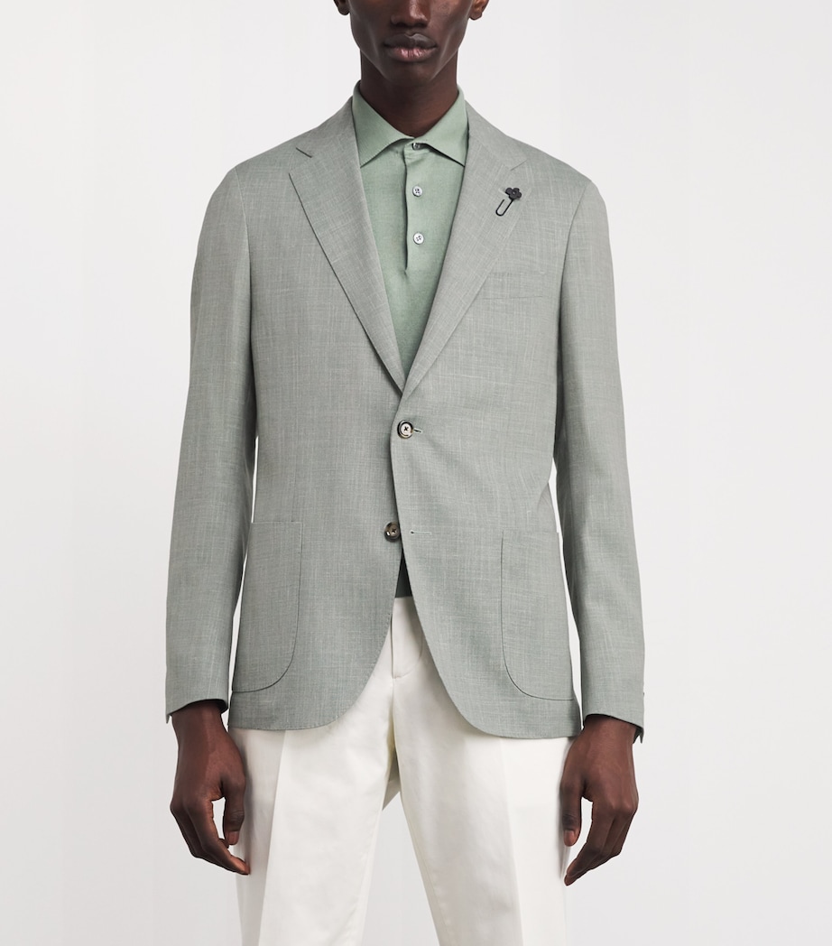 Wool Blazer 510 SAGE GRREN Image 3