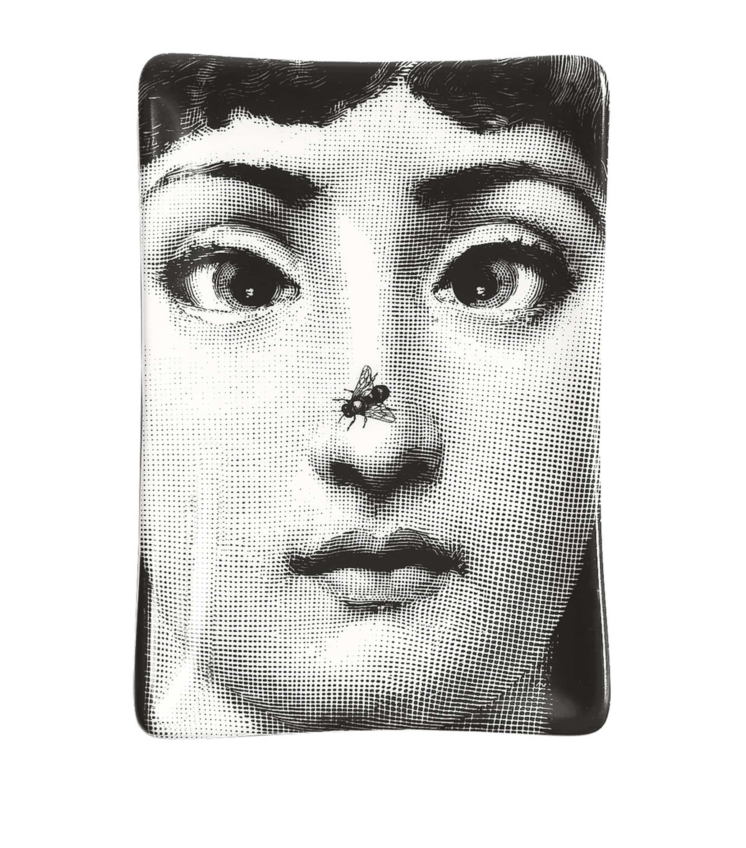 Fornasetti Rectangular Tema e Variazioni Ashtray (10cm x 16cm) Image 1