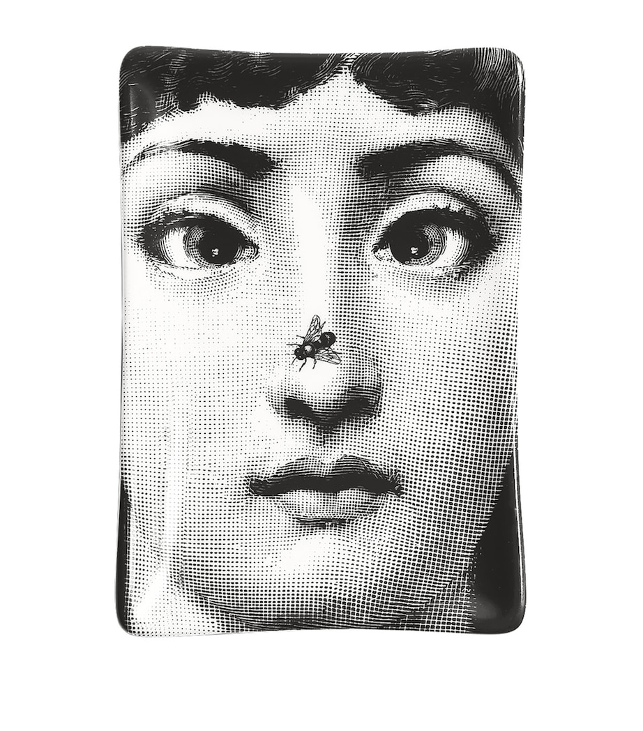 Fornasetti Rectangular Tema e Variazioni Ashtray (10cm x 16cm) Image 1