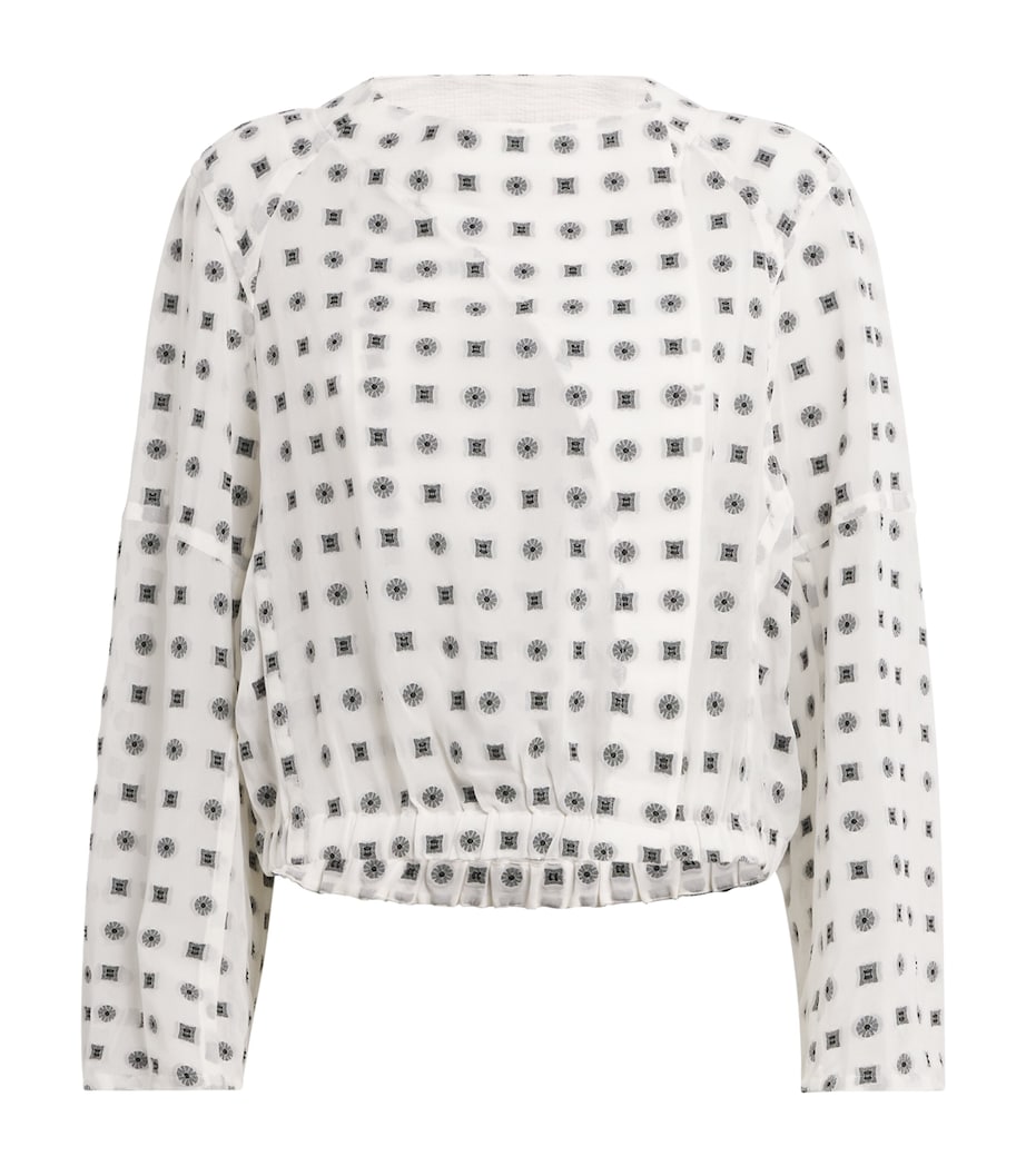 Jacquard Wrap Top 115MRSHMLW NTHG DTSY Image 1