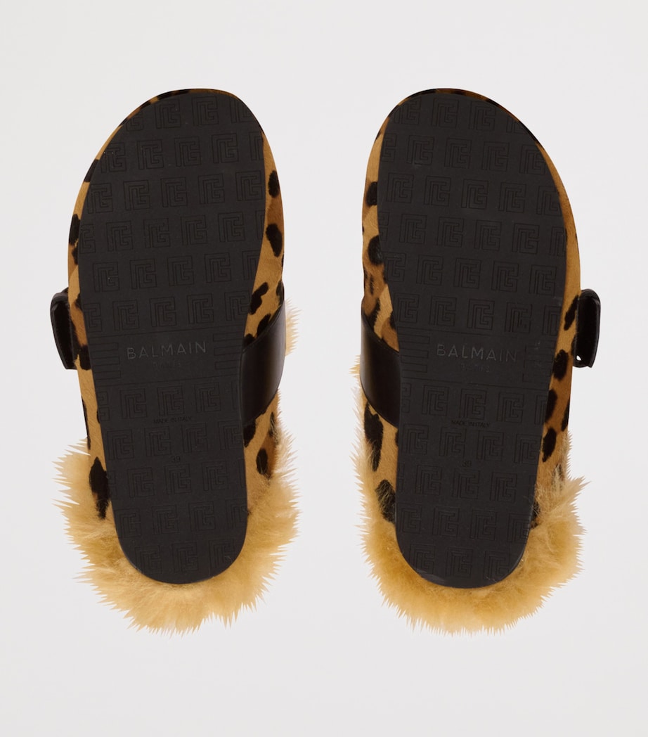 Leather Leopard Anthem Clogs WKS MULTI/ NOIR Image 4