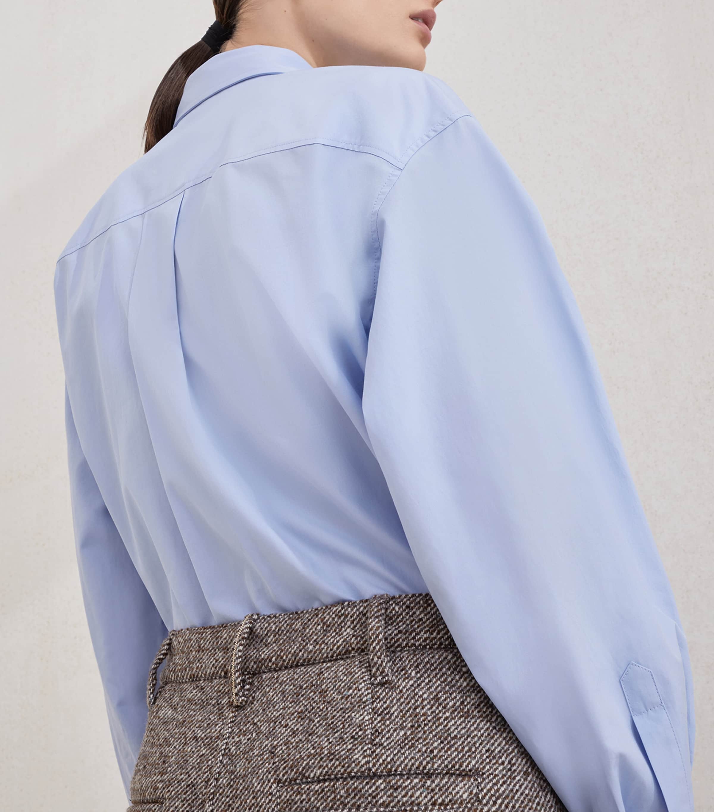 Wool-Silk Mélange Pencil Skirt C6321 Image 5