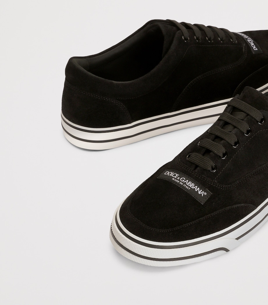 Dolce&Gabbana Suede Sailing Sneakers Black/black Image 4