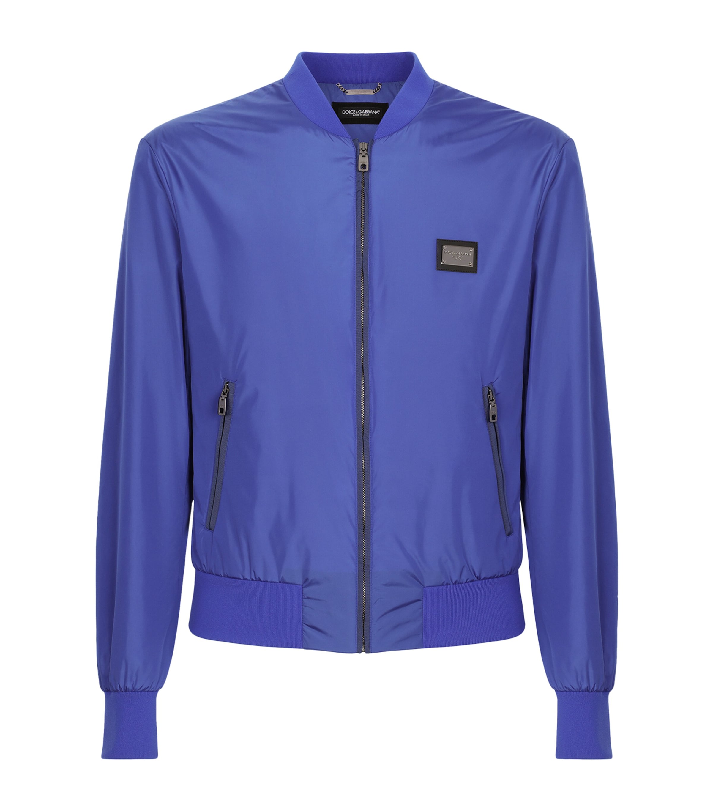 Dolce & Gabbana Patch Zipper Casual Jacket