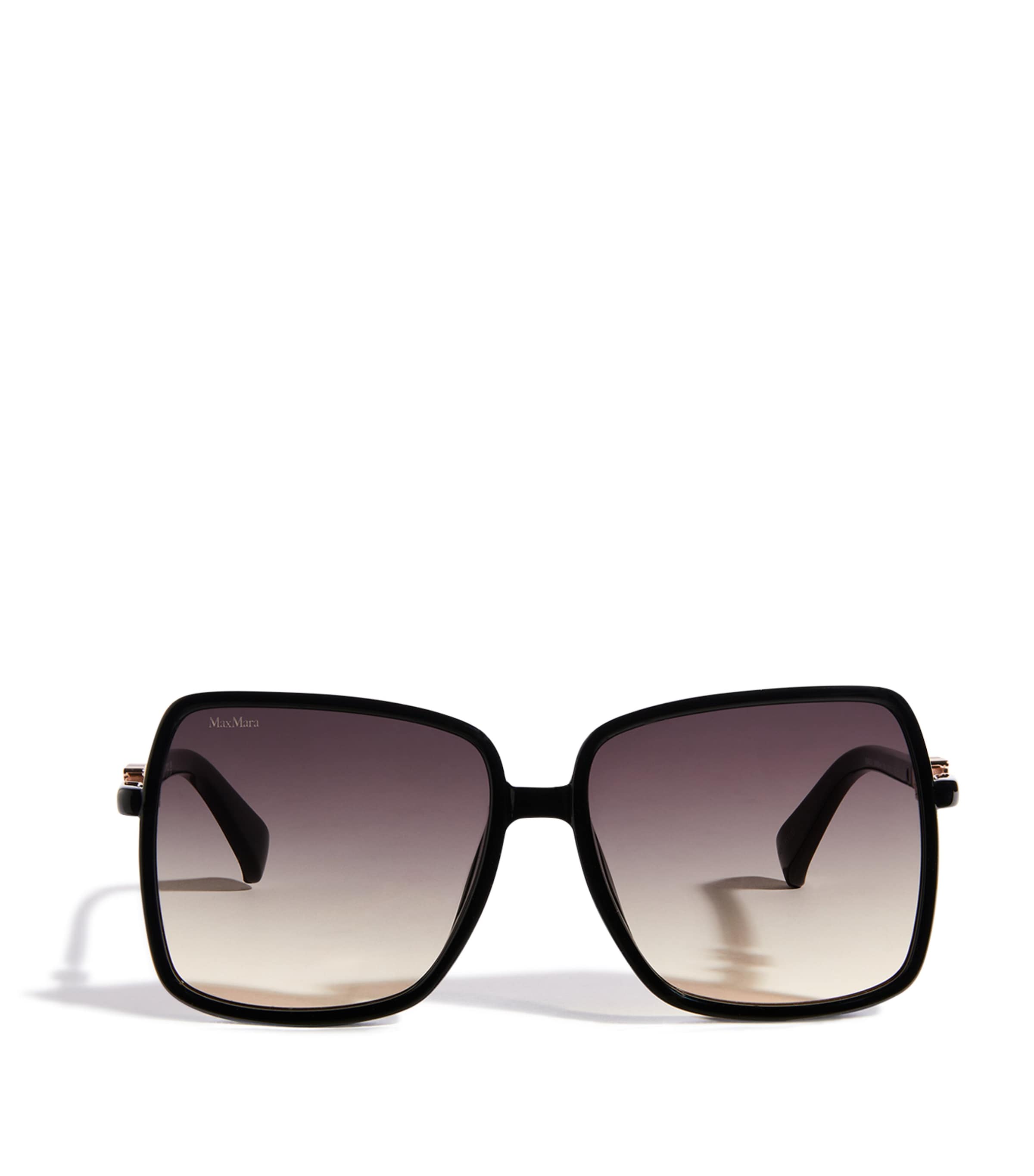 Max Mara Oversized Emme Sunglasses In Black