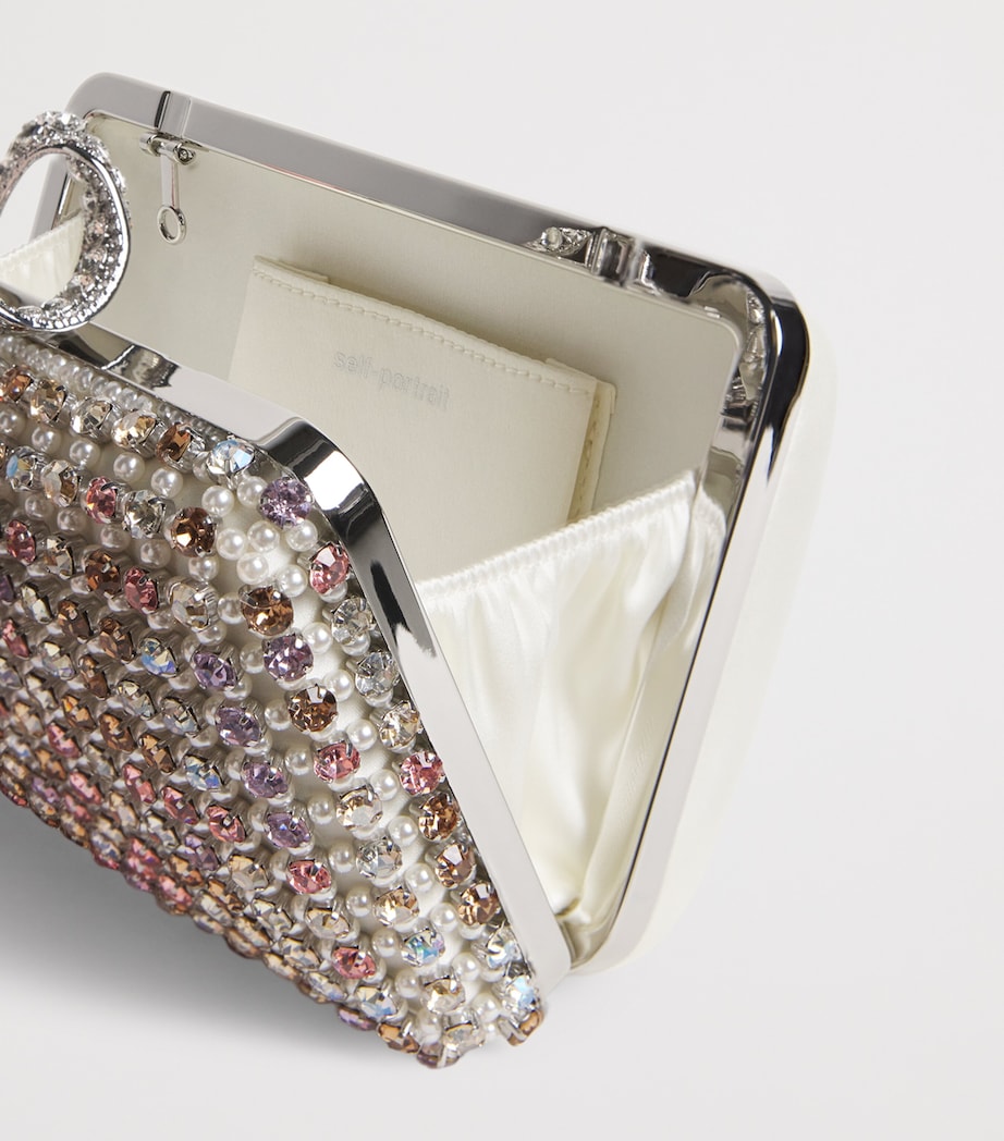 Crystal-Embellished Clutch Bag MULTI Image 4