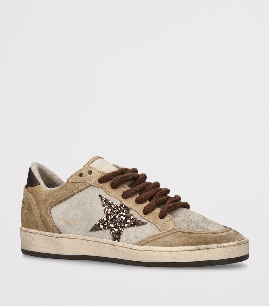 Golden Goose Suede Ball Star Sneakers Beige Oth Image 3