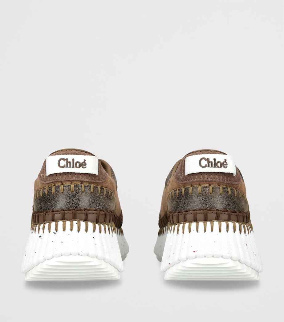 Suede Nama Runner Sneakers KHAKI Image 2