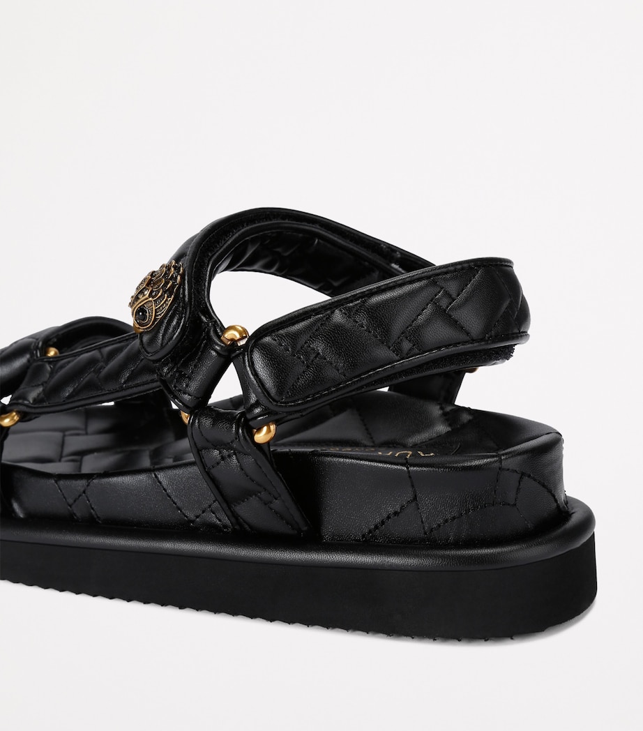 Quilted Orson Sandals BLACK Image 2