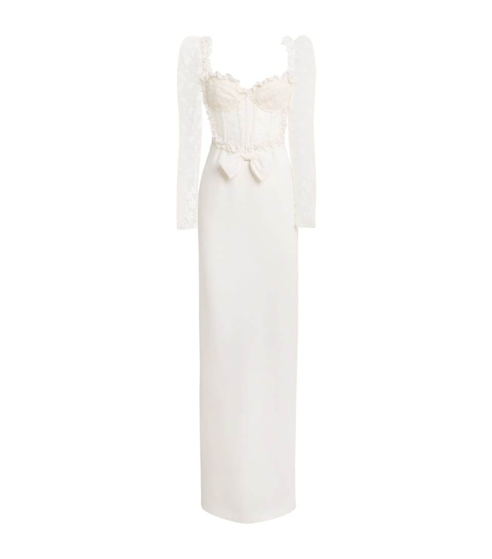 Cady Lace-Bustier Maxi Dress