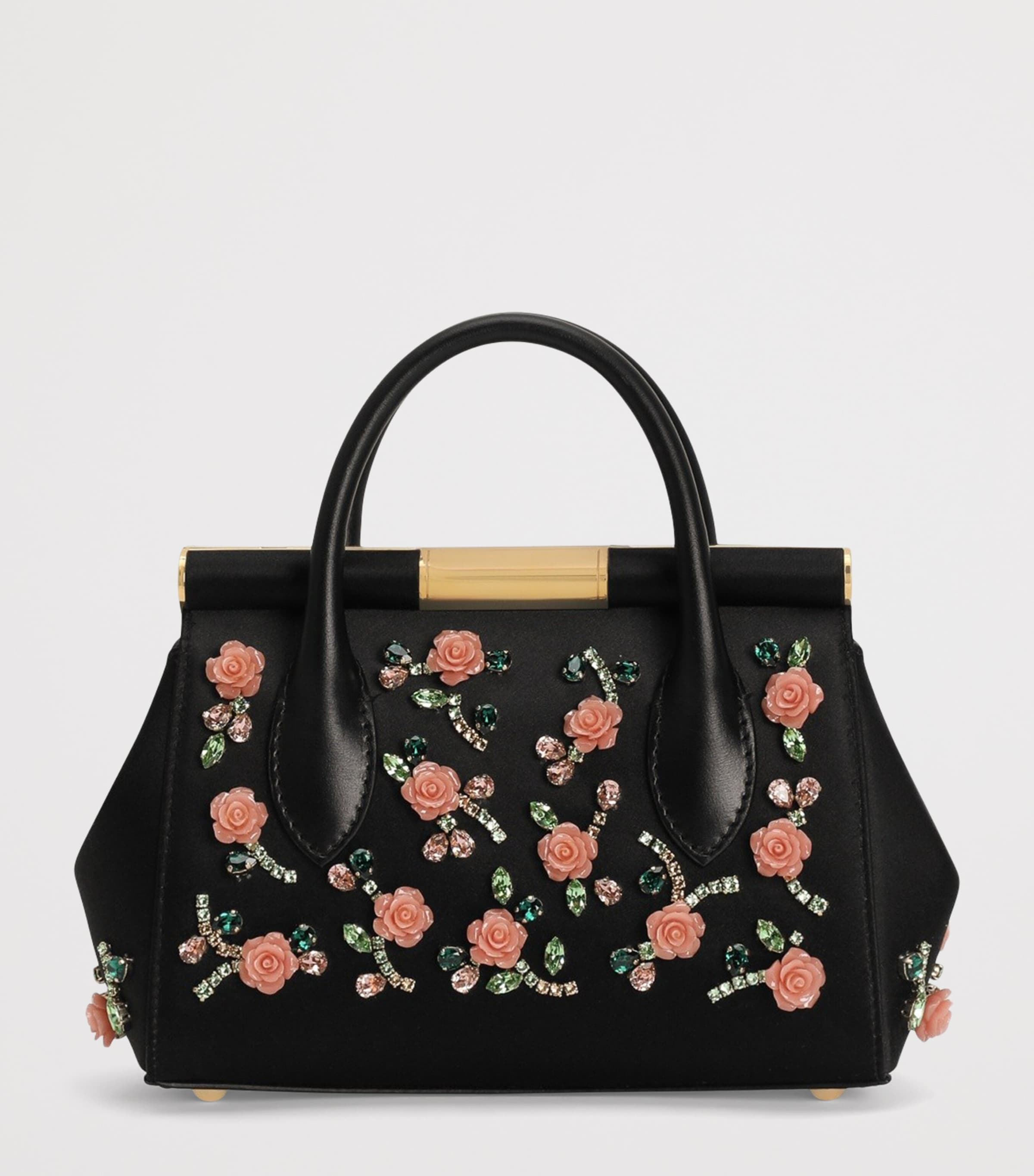Dolce&Gabbana Embellished Marlene Top-Handle Bag Black/mul Image 4