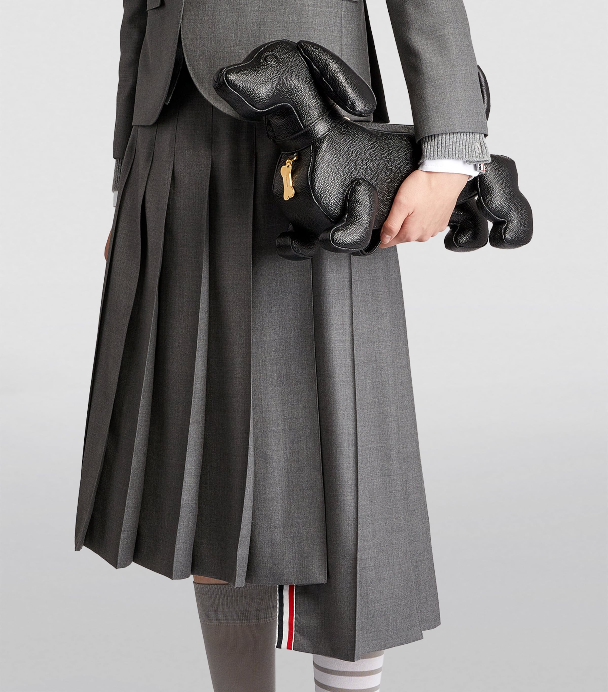 Thom Browne Black Mini Hector Cross-Body Bag | Harrods US Thom Browne Black Mini Hector Cross-Body Bag | Harrods US