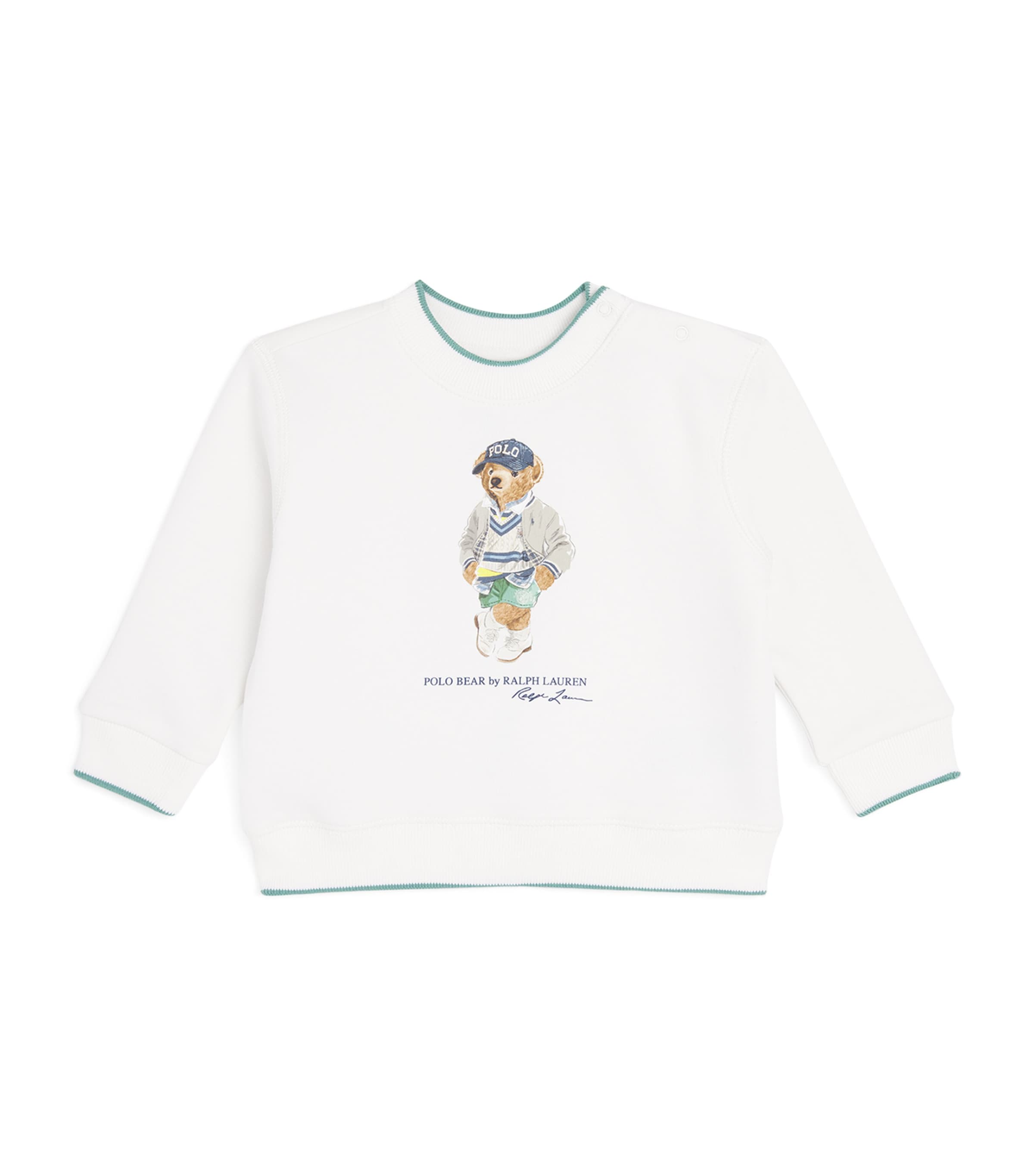 Ralph Lauren Polo Bear Sweatshirt In White