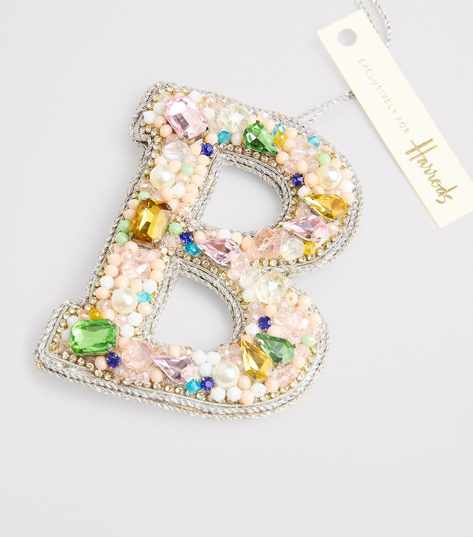 Embellished Alphabet Tree Decoration MULTI, SILVER Image 2