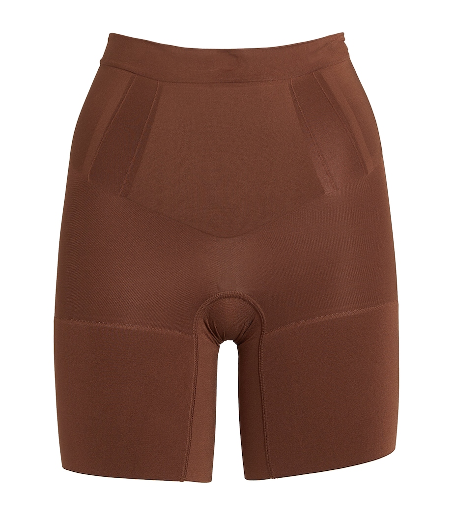 SPANXsculpt OnCore Mid-Thigh Shorts CHESTNUT BROWN Image 1