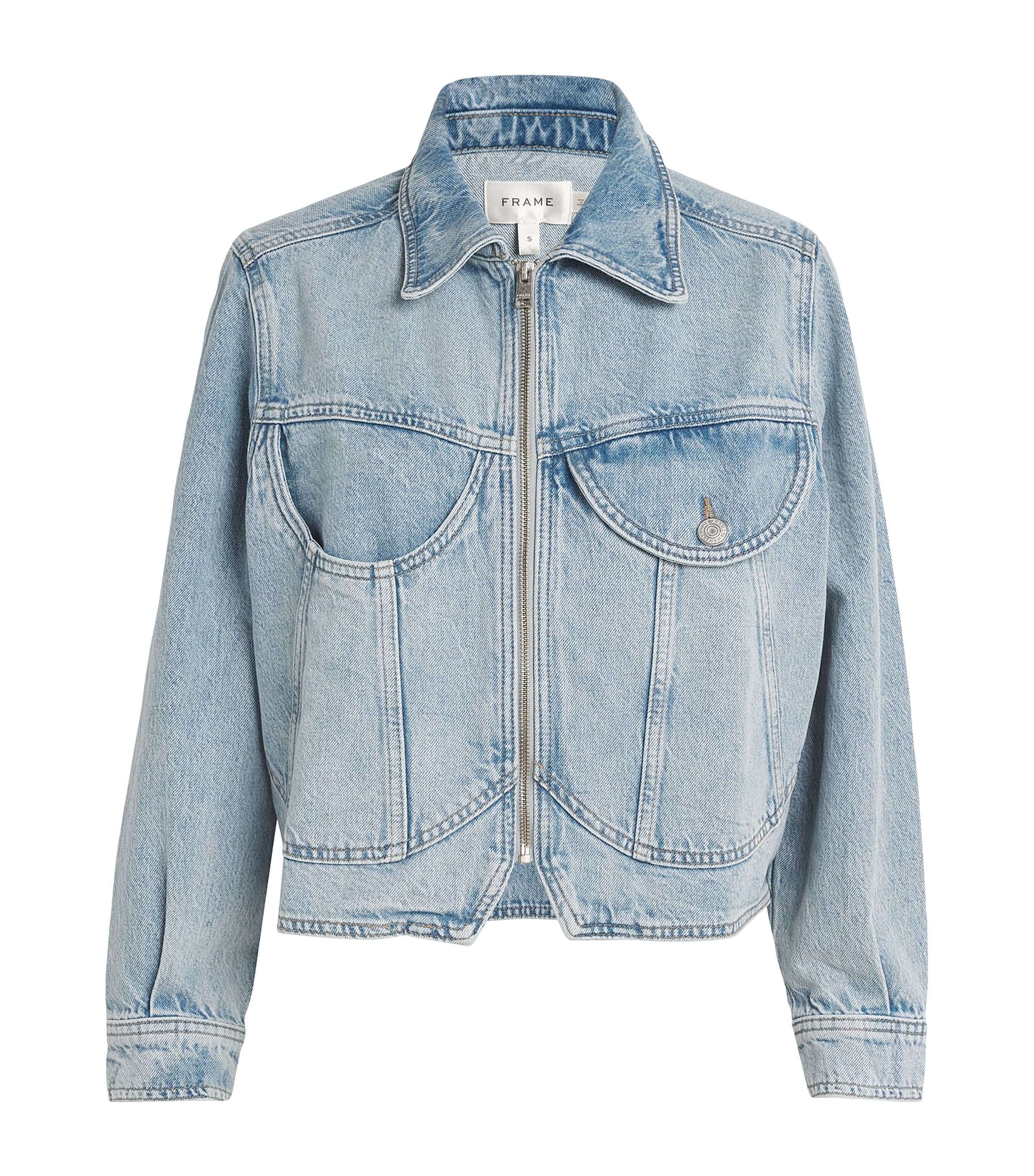 Frame Denim Heart Jacket In Blue