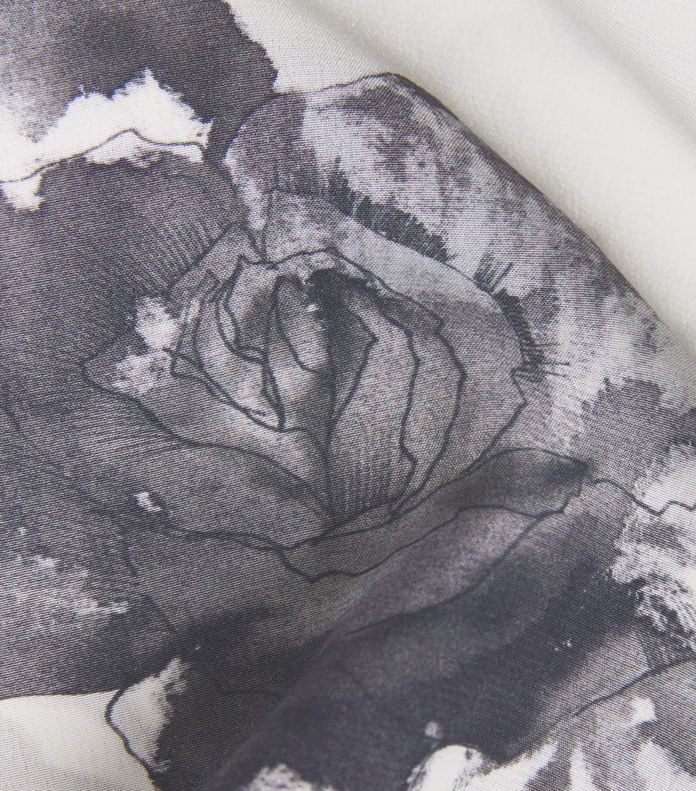 Silk Floral Top MNOCHROM Image 5