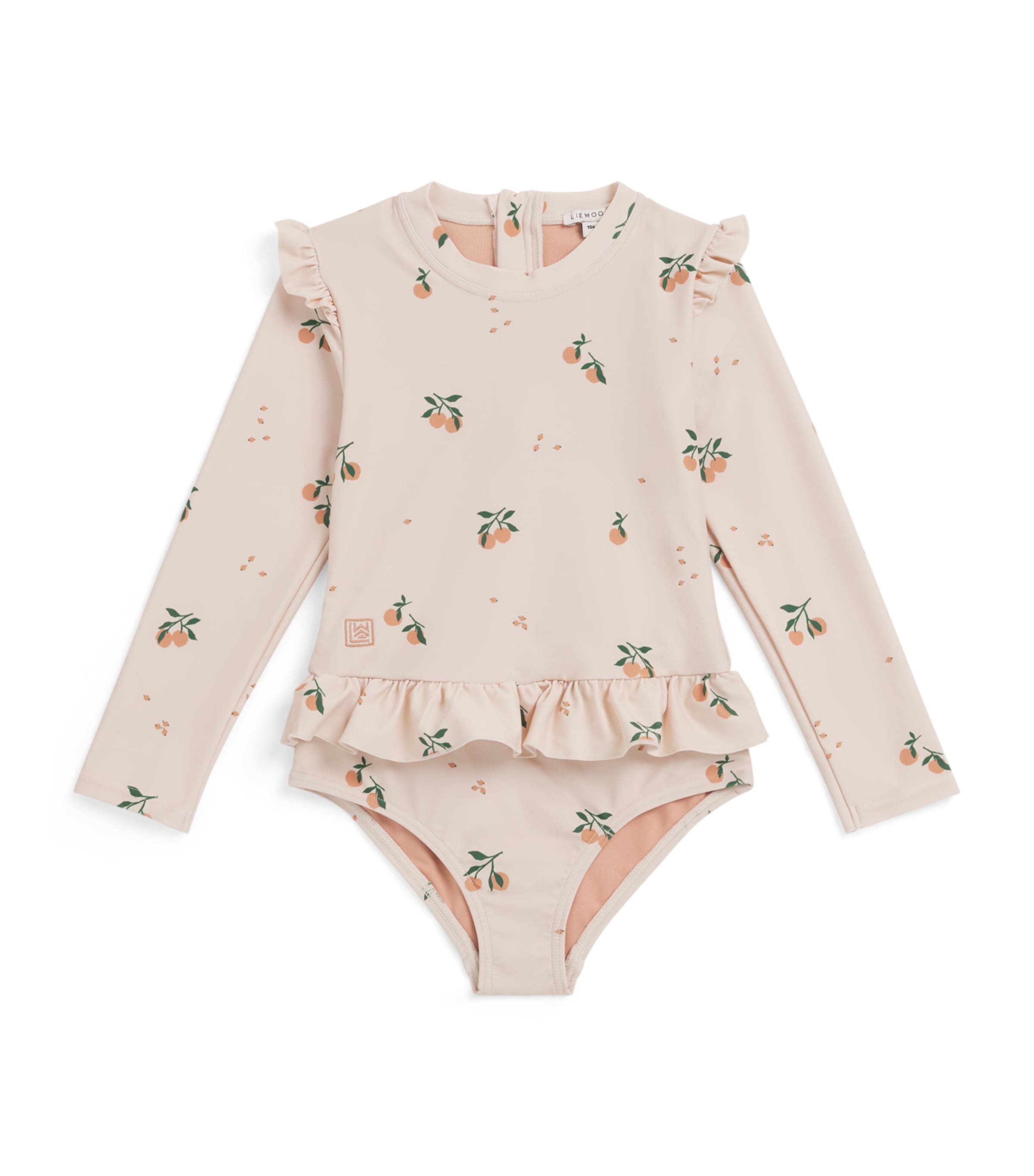 Liewood Printed Sille Swimsuit (3-5 Years) Peach/sea Shell Image 1