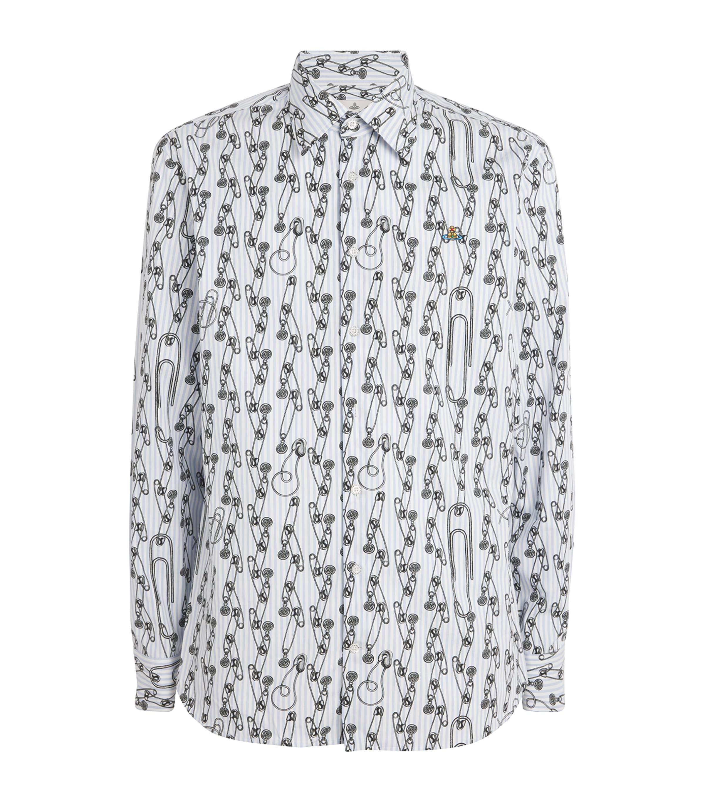 Shop Vivienne Westwood Safety Pin Ghost Shirt