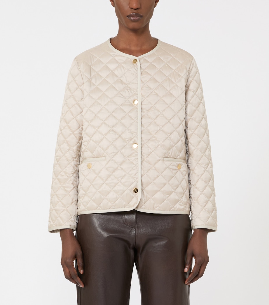 Cameluxe Quilted Jacket NATURAL Image 3