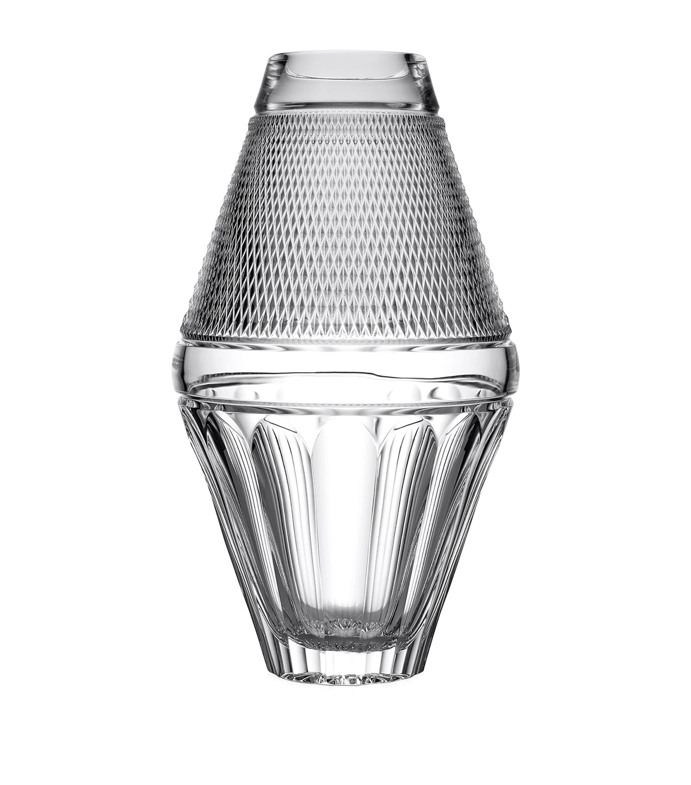 Waterford Crystal Copper Coast Vase In Clear