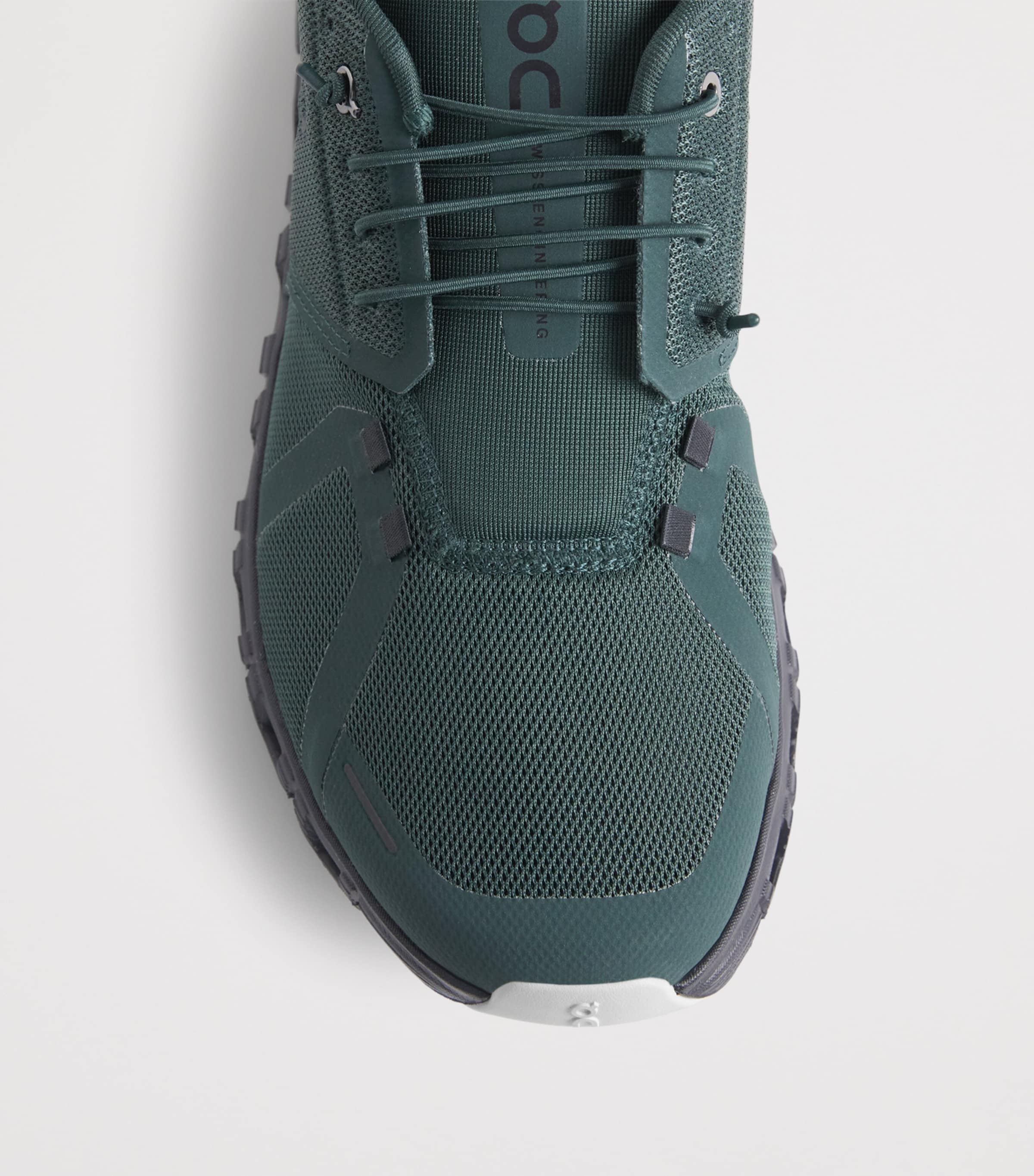 On Mens Cloud 6 Trainers Evergreen | Glacier Image 6