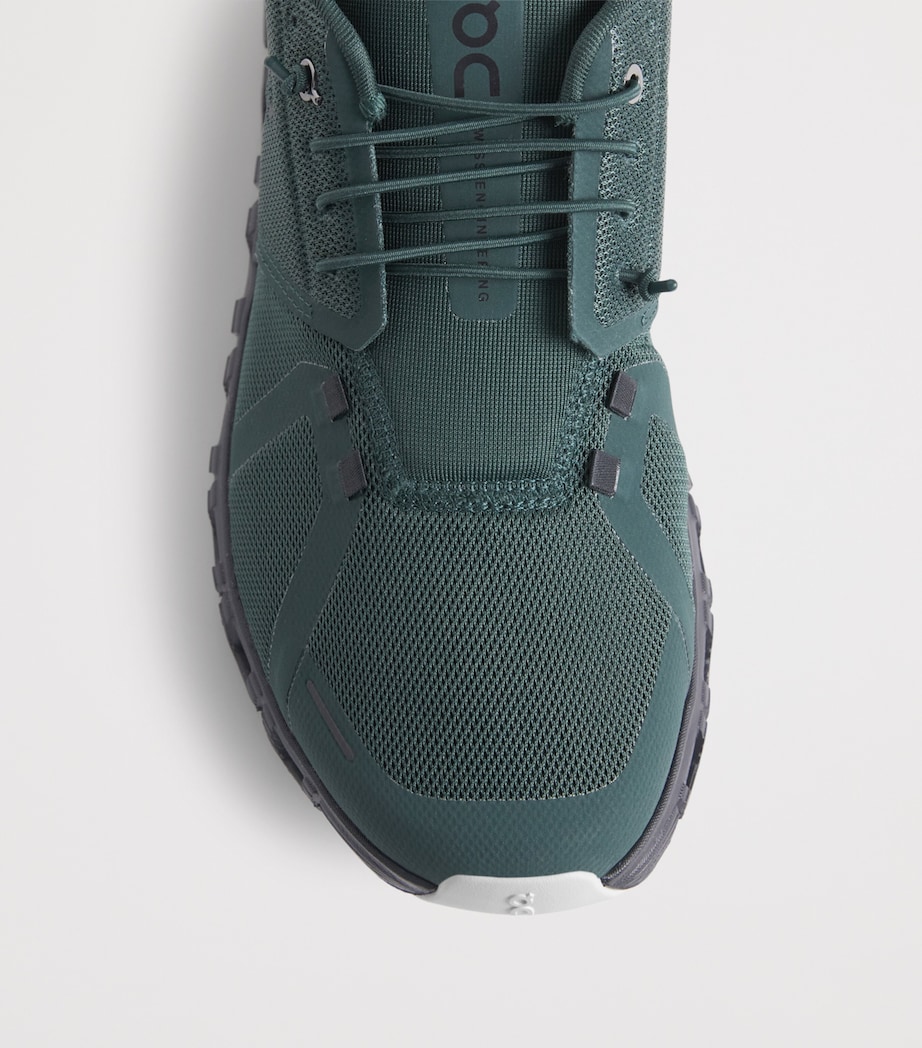 On Mens Cloud 6 Trainers Evergreen | Glacier Image 6