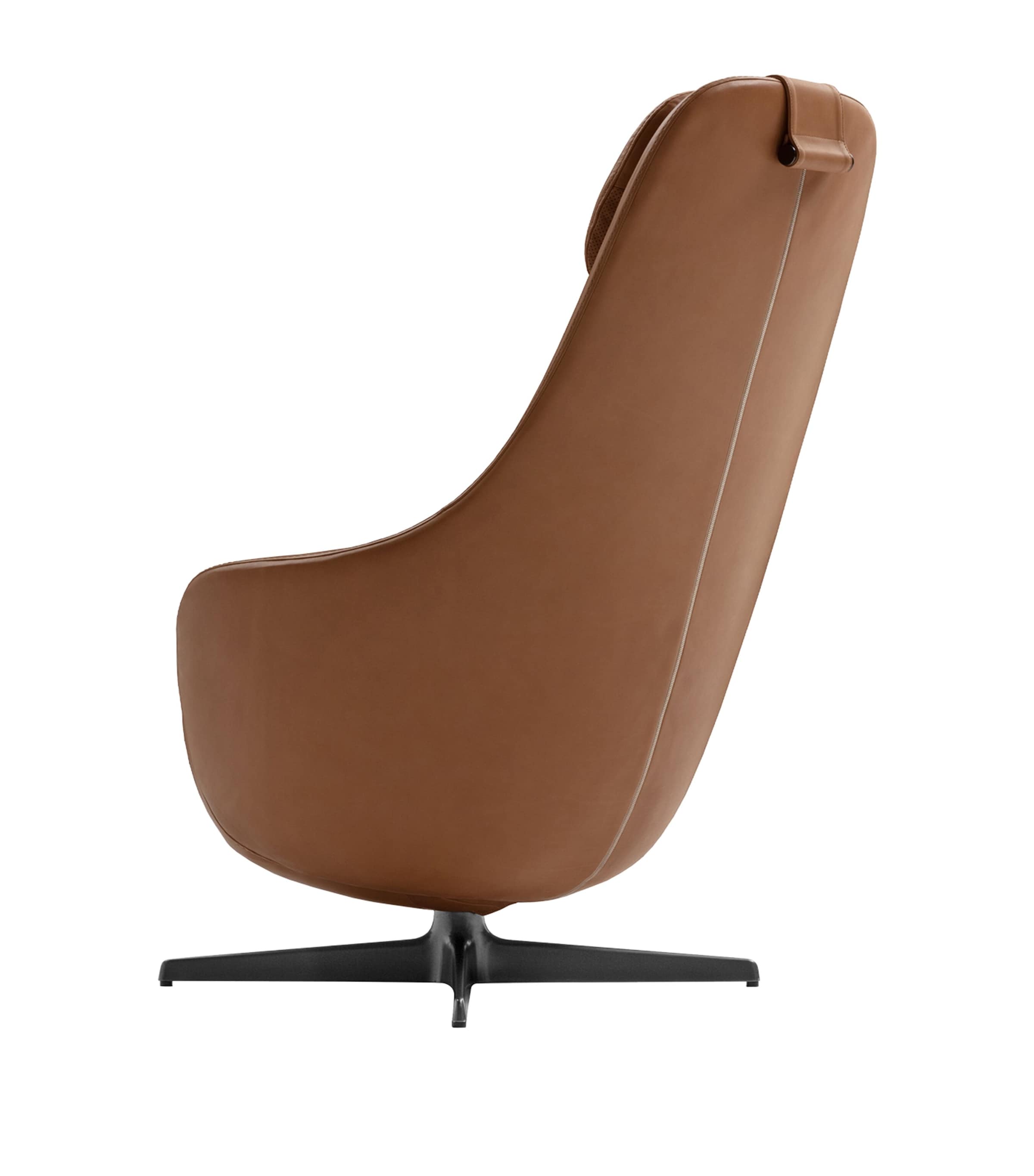 Harbor Laidback Armchair and Footstool KASIA LEATHER 360 Image 3