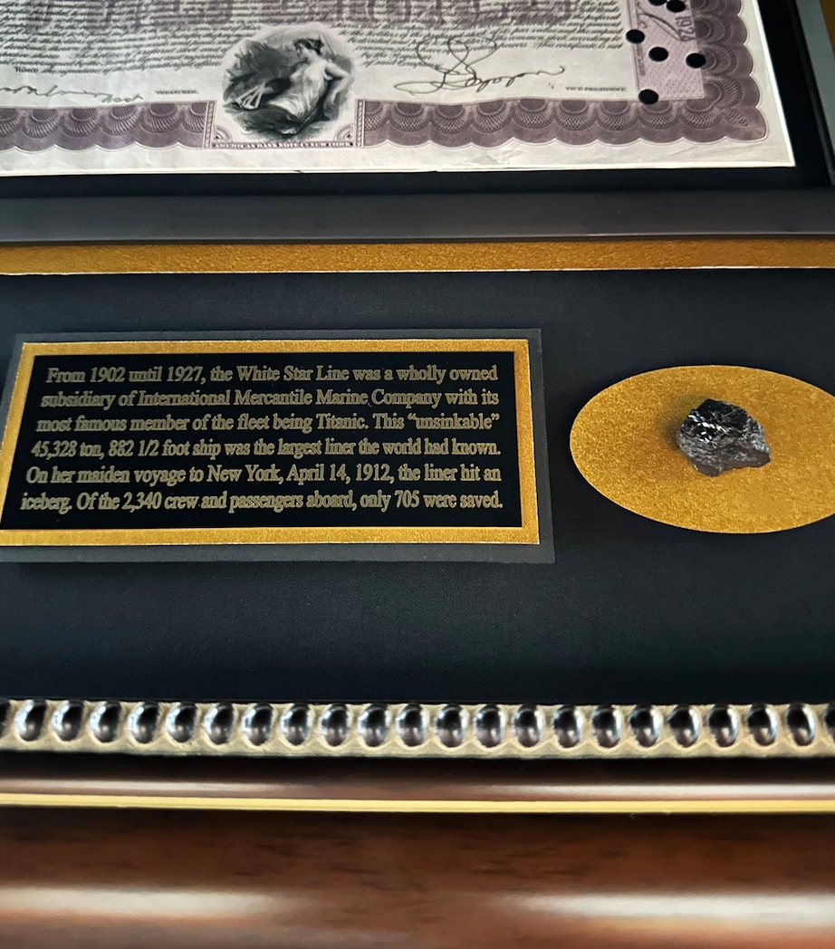 Titanic Last Survivor Autograph and Relic Display MULTI Image 6