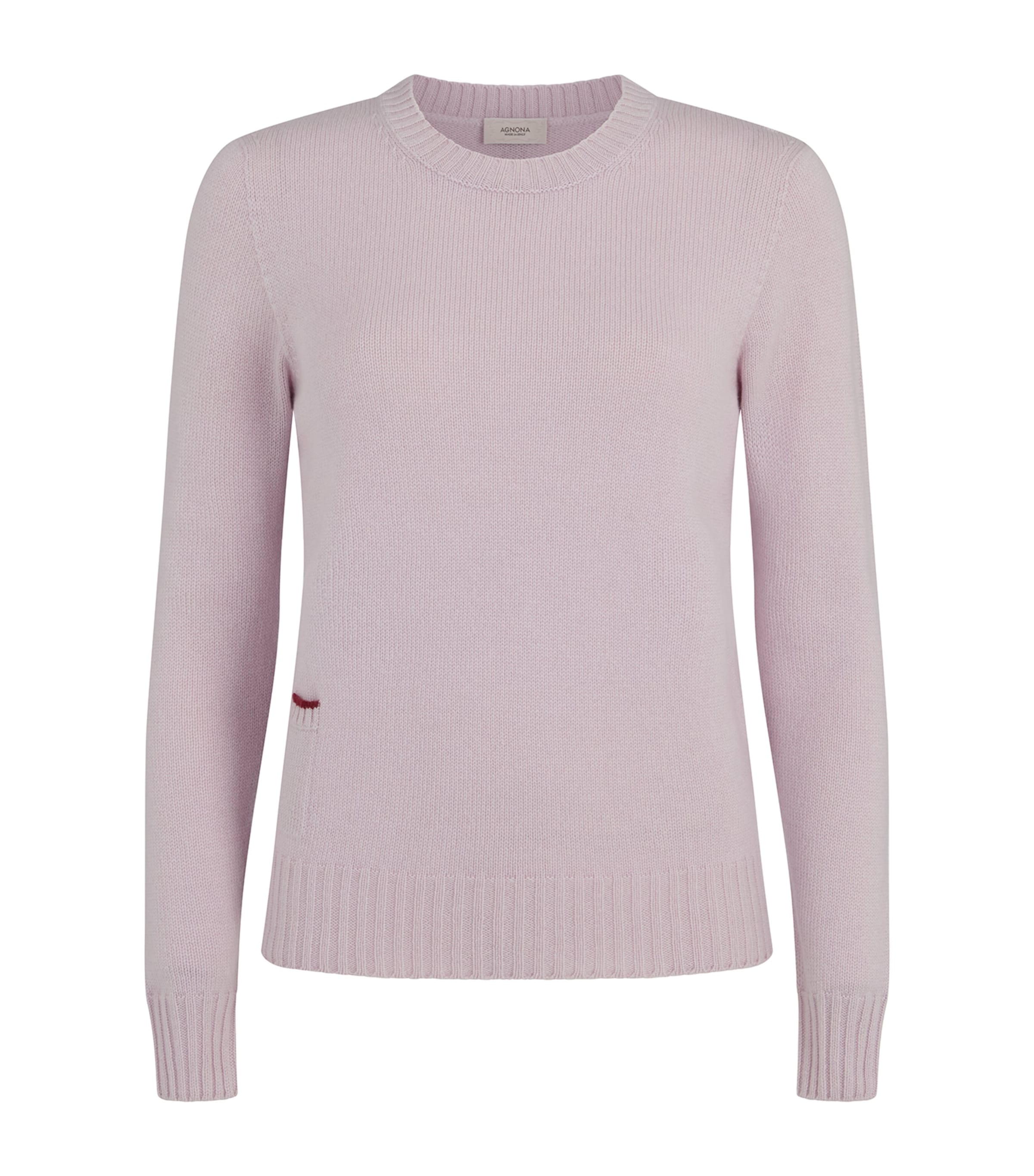 Agnona Cashmere Lipstick Sweater In Pink