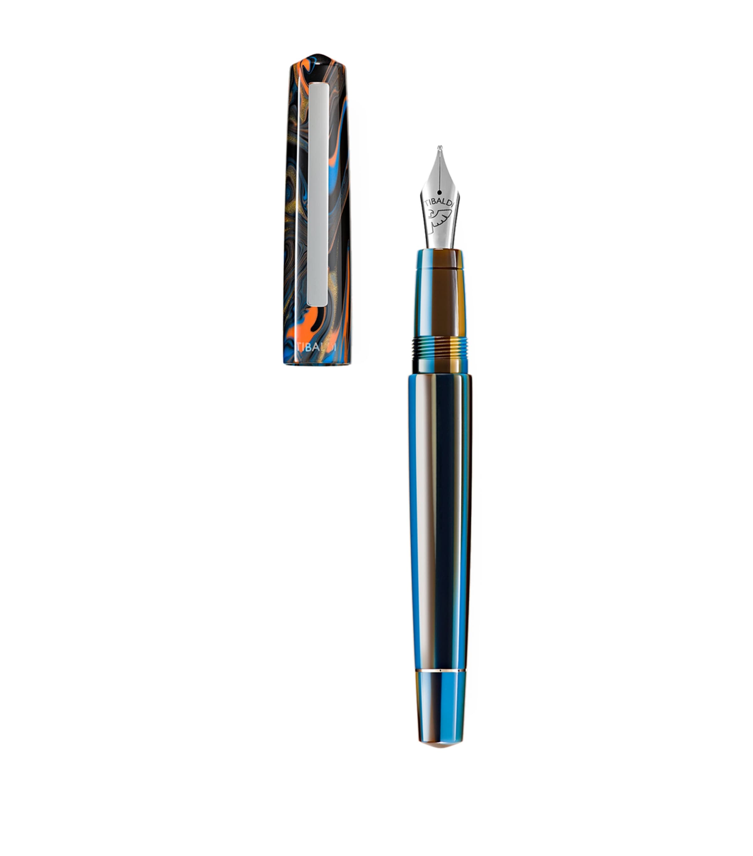 Shop Tibaldi Peacock Blue Infrangible Fountain Pen