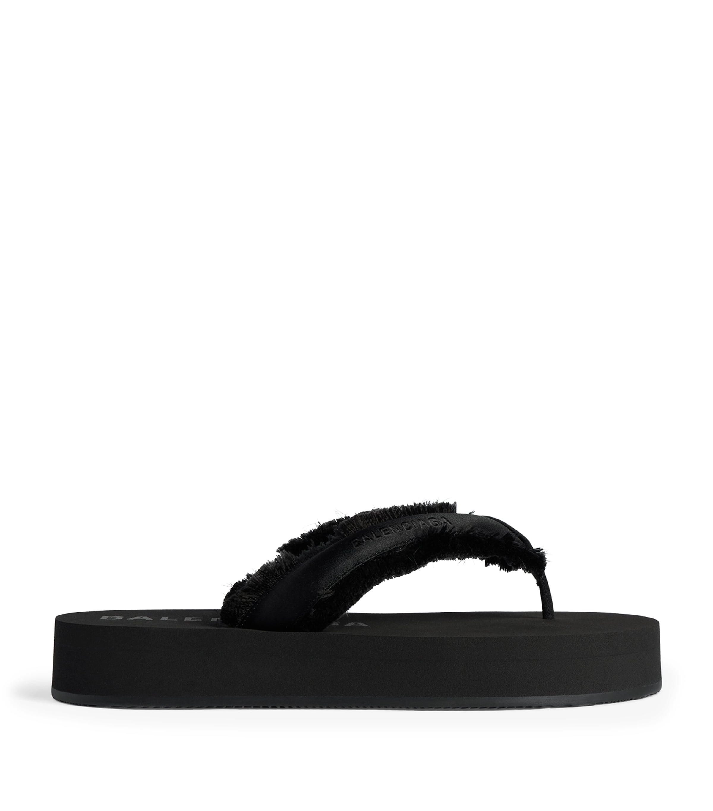 Balenciaga Fringed Jet Lag Flip Flops Image 1