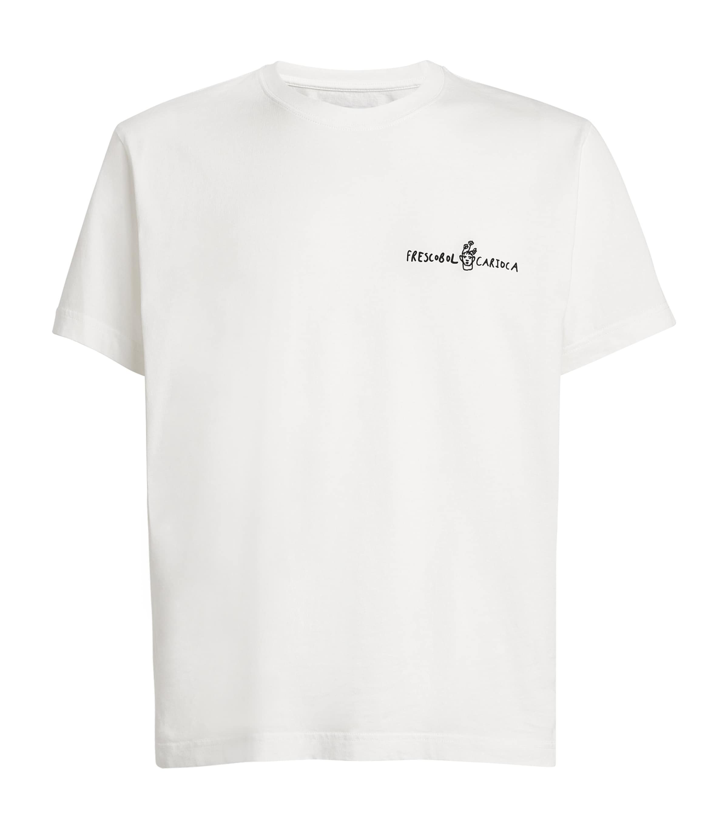 Shop Frescobol Carioca X John Booth Rosa T-shirt In White