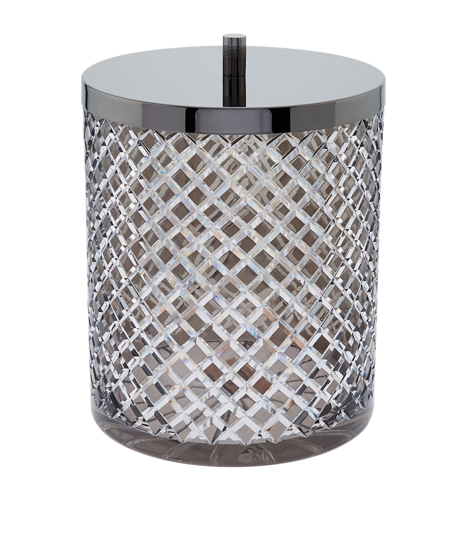 ZODIAC Crystal Waste Bin with Lid Grey Image 1
