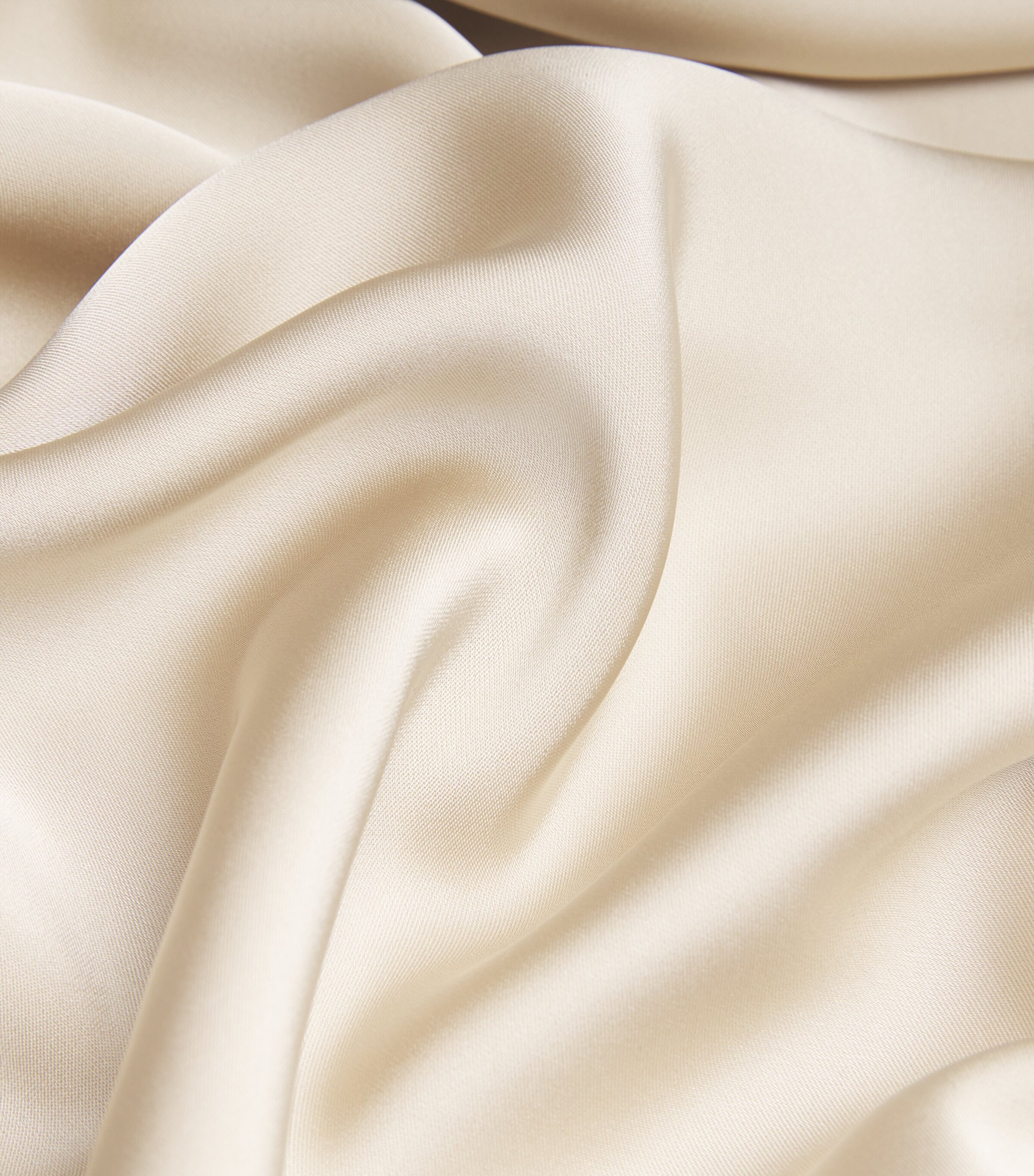 MAX&Co. Womens Satin Mini Dress Ecru Image 5