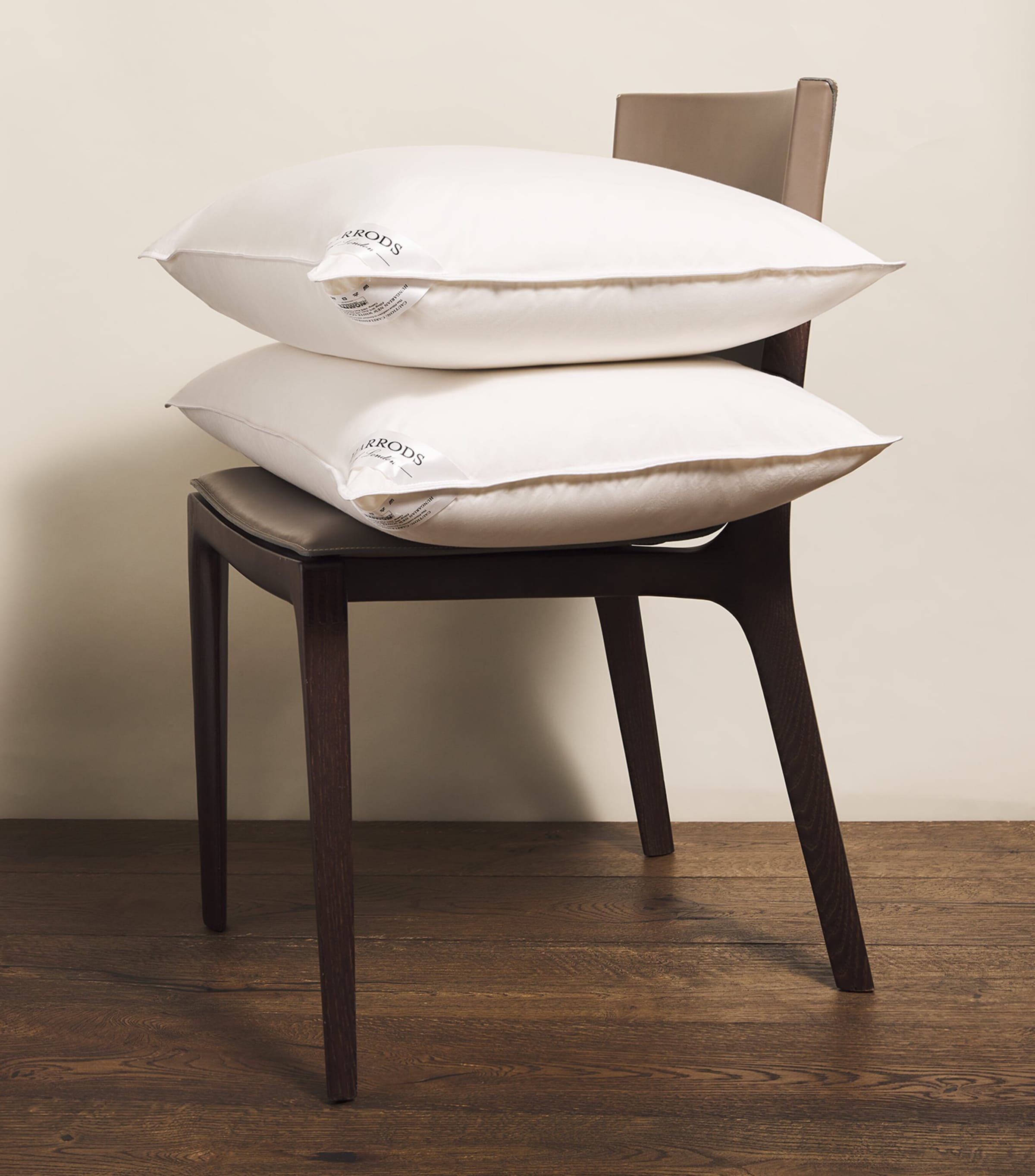Harrods of London Soft 90% Hungarian Goose Down Pillow (50cm x 75cm) None Image 2