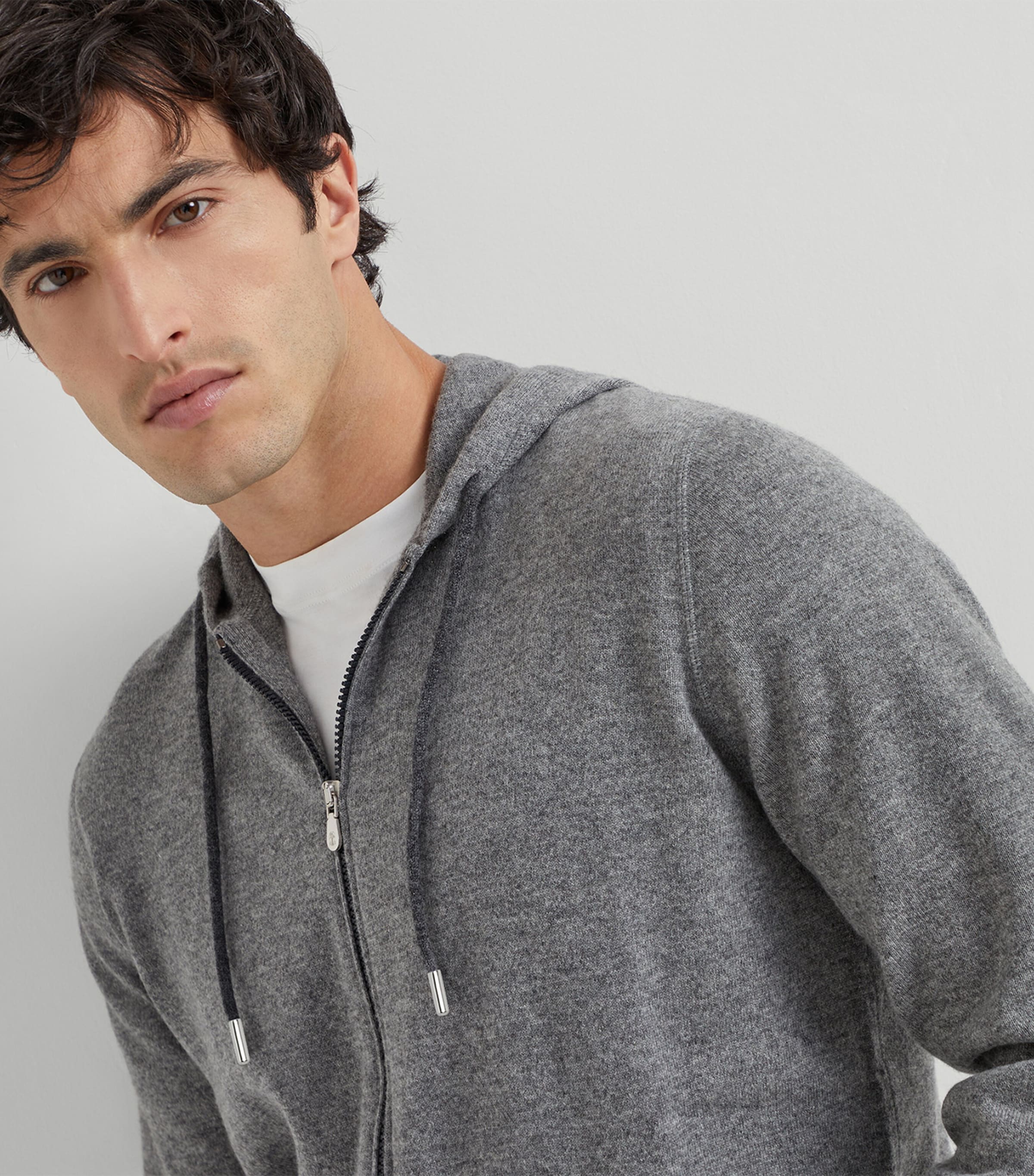 Cashmere Hooded Cardigan CG217 Image 6