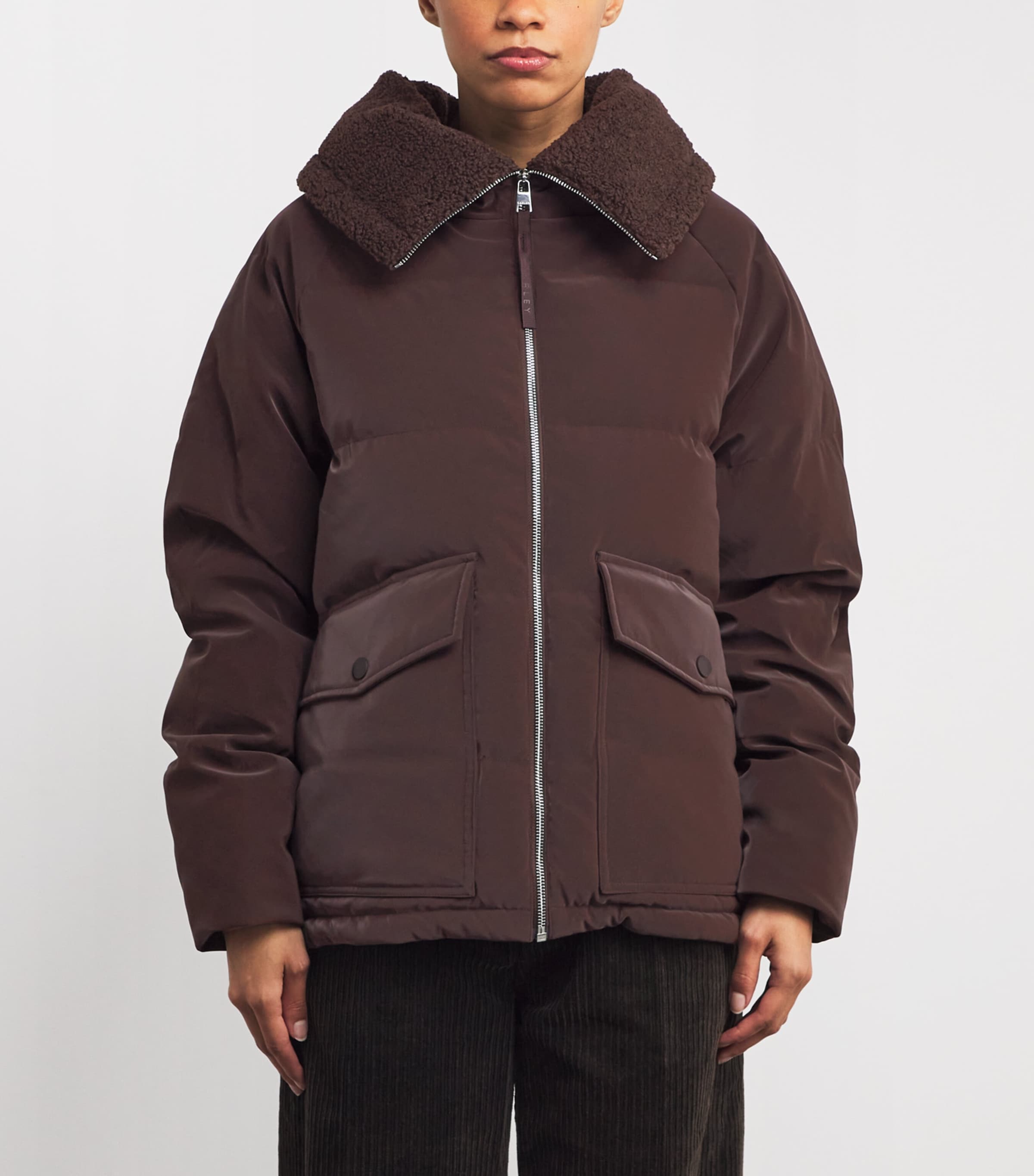 Down Roseville Puffer Jacket COFFEE BEAN Image 3