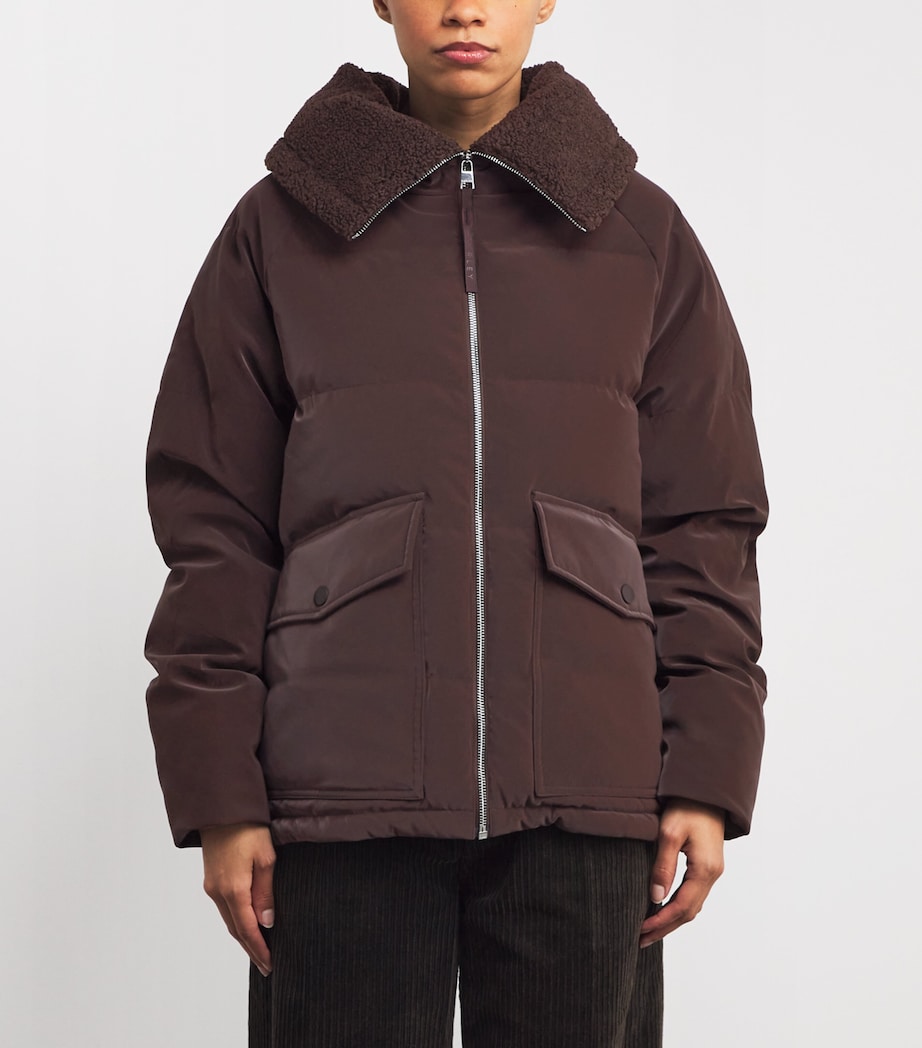Down Roseville Puffer Jacket COFFEE BEAN Image 3