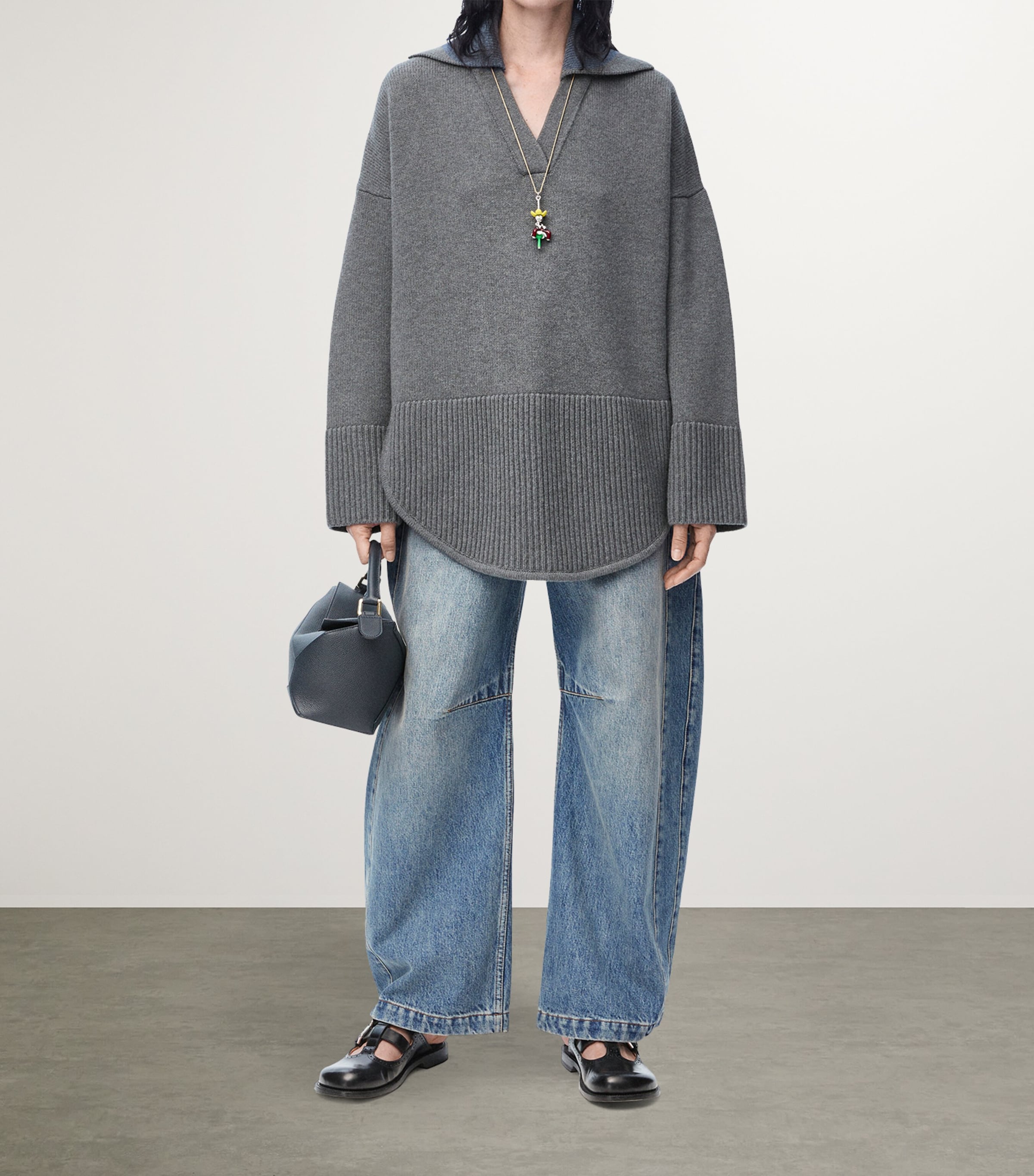 Anagram Barrel Jeans WASHED DENIM Image 2