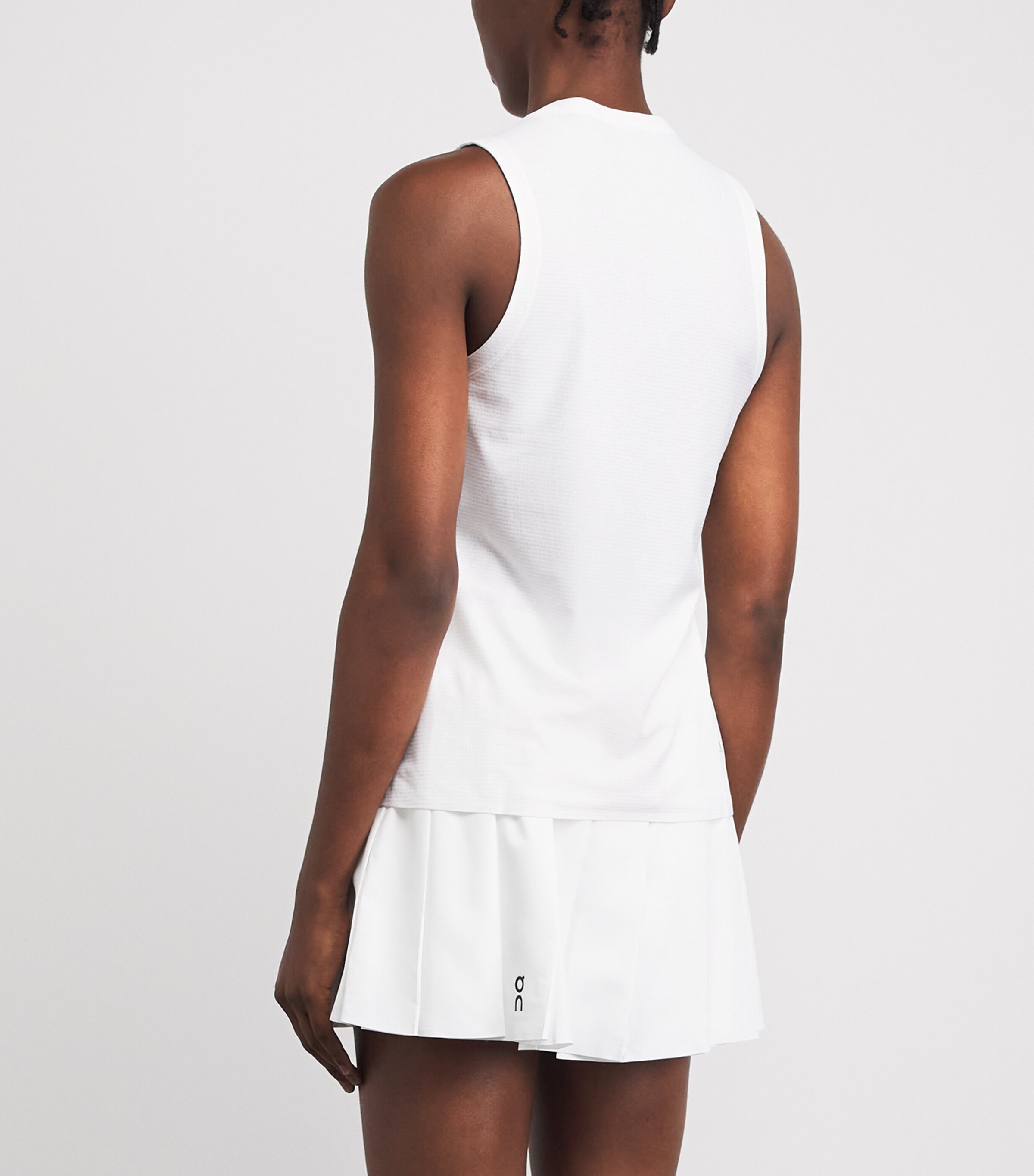 On Womens Court Tank Top White Image 5