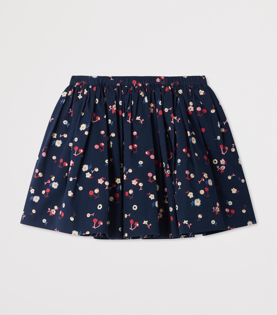 Bonpoint Cotton Floral Print Skirt (4-8 Years) Fl Multicolore Image 2