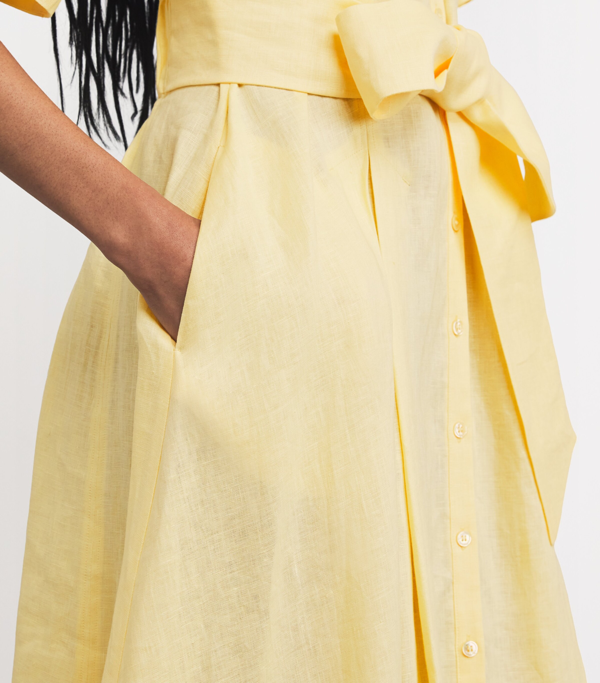 Weekend Max Mara Linen Midi Dress | Harrods US