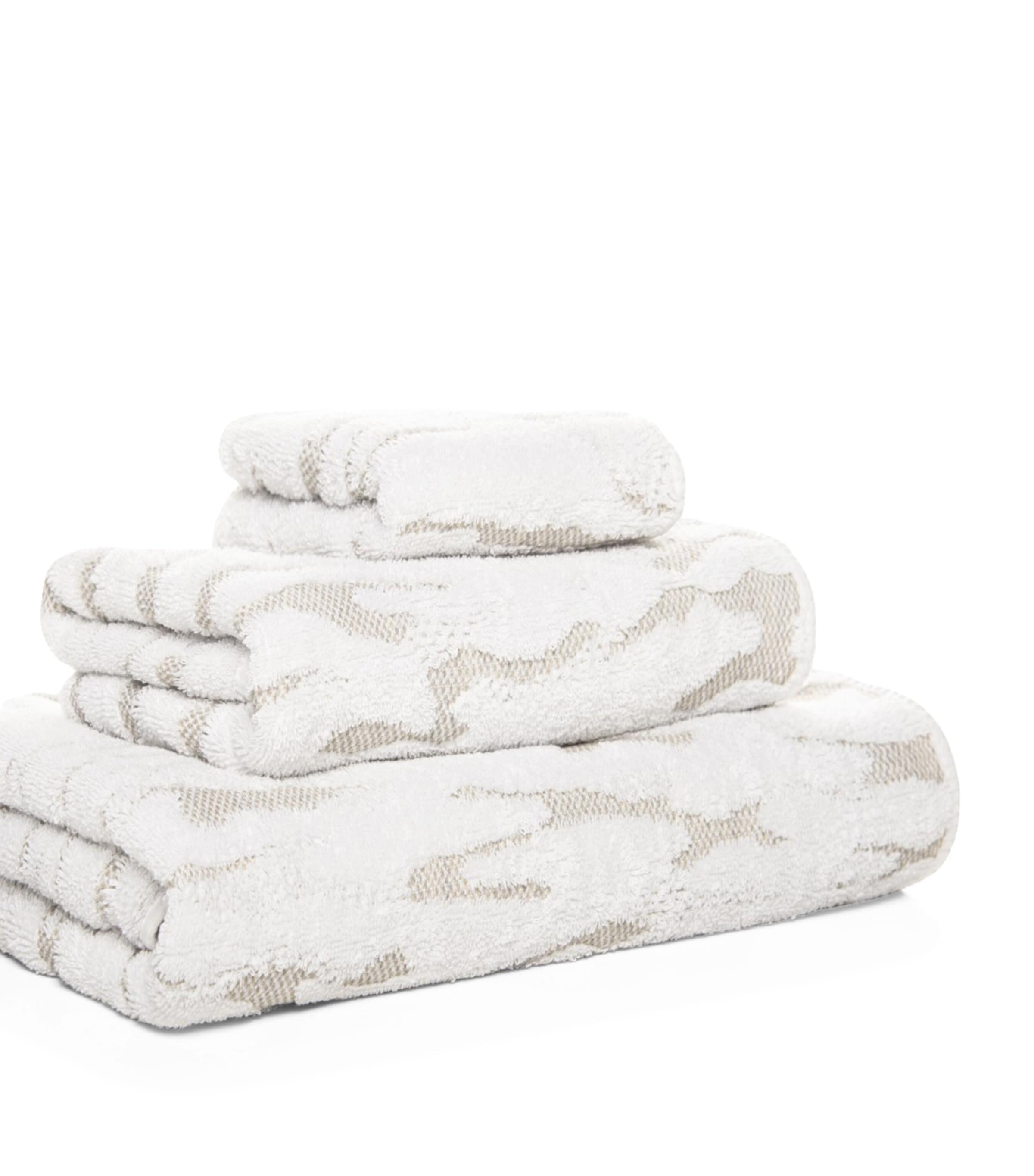 Stratus Bath Sheet (95cm x 150cm) WHITE Image 4