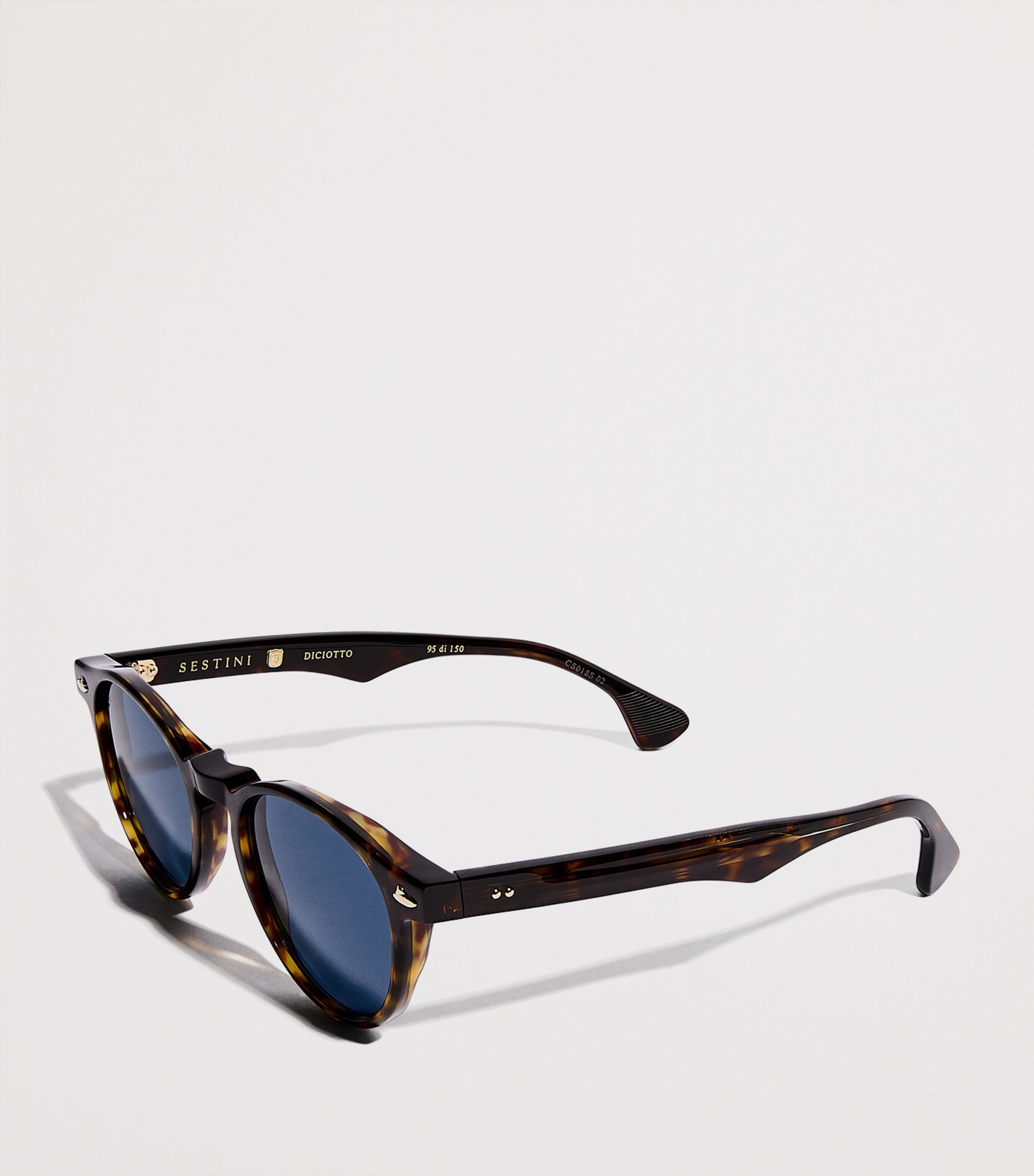 Sestini Acetate Diciotto Sunglasses Blue Cristallo Image 2