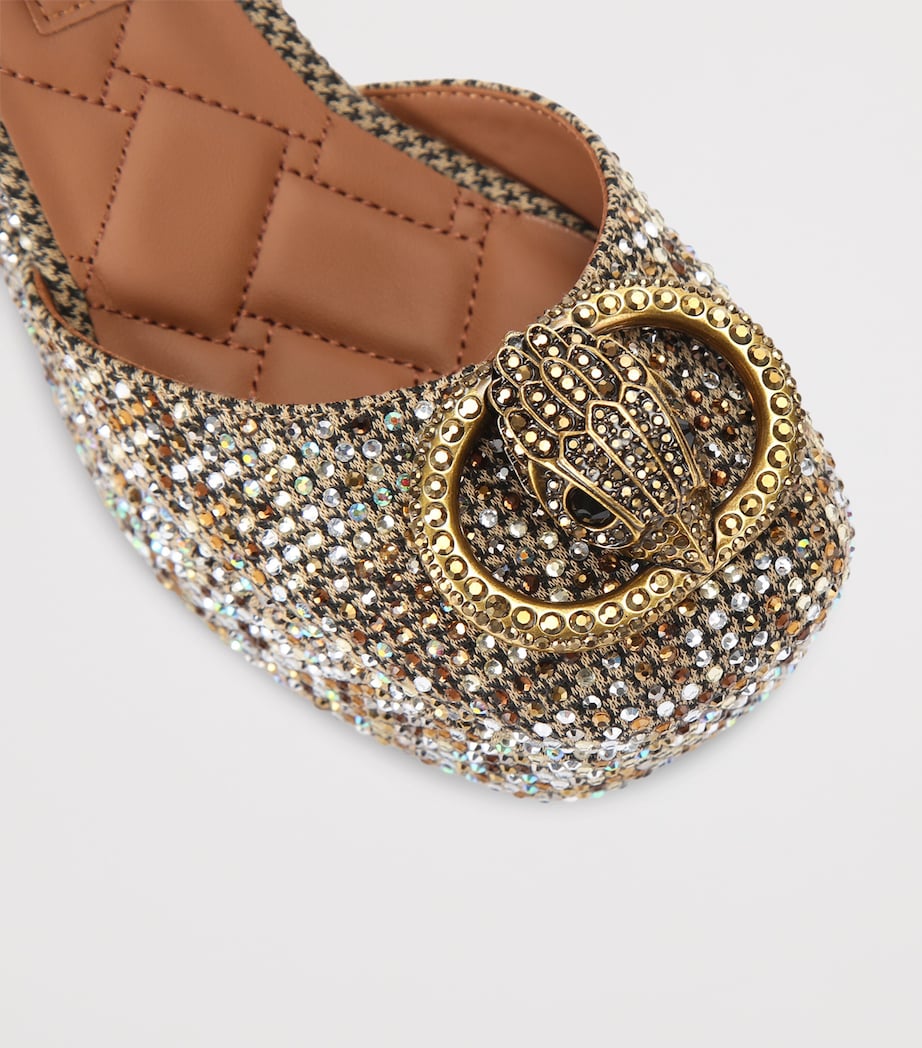 Kurt Geiger London Embellished Chelsea Platform Pumps Beige Image 2