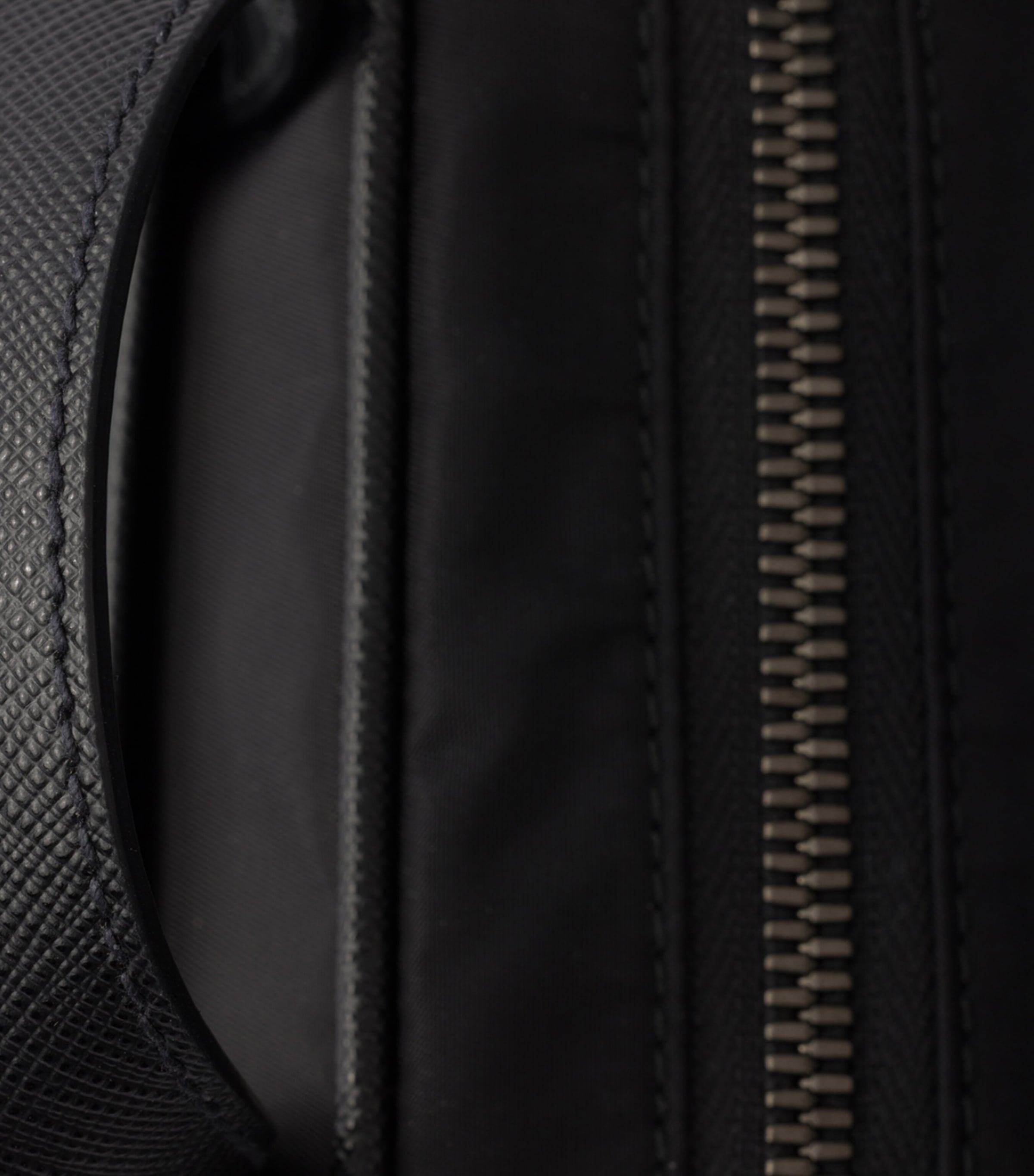 Prada Re-Nylon and Saffiano Leather Messenger Bag Black Image 7