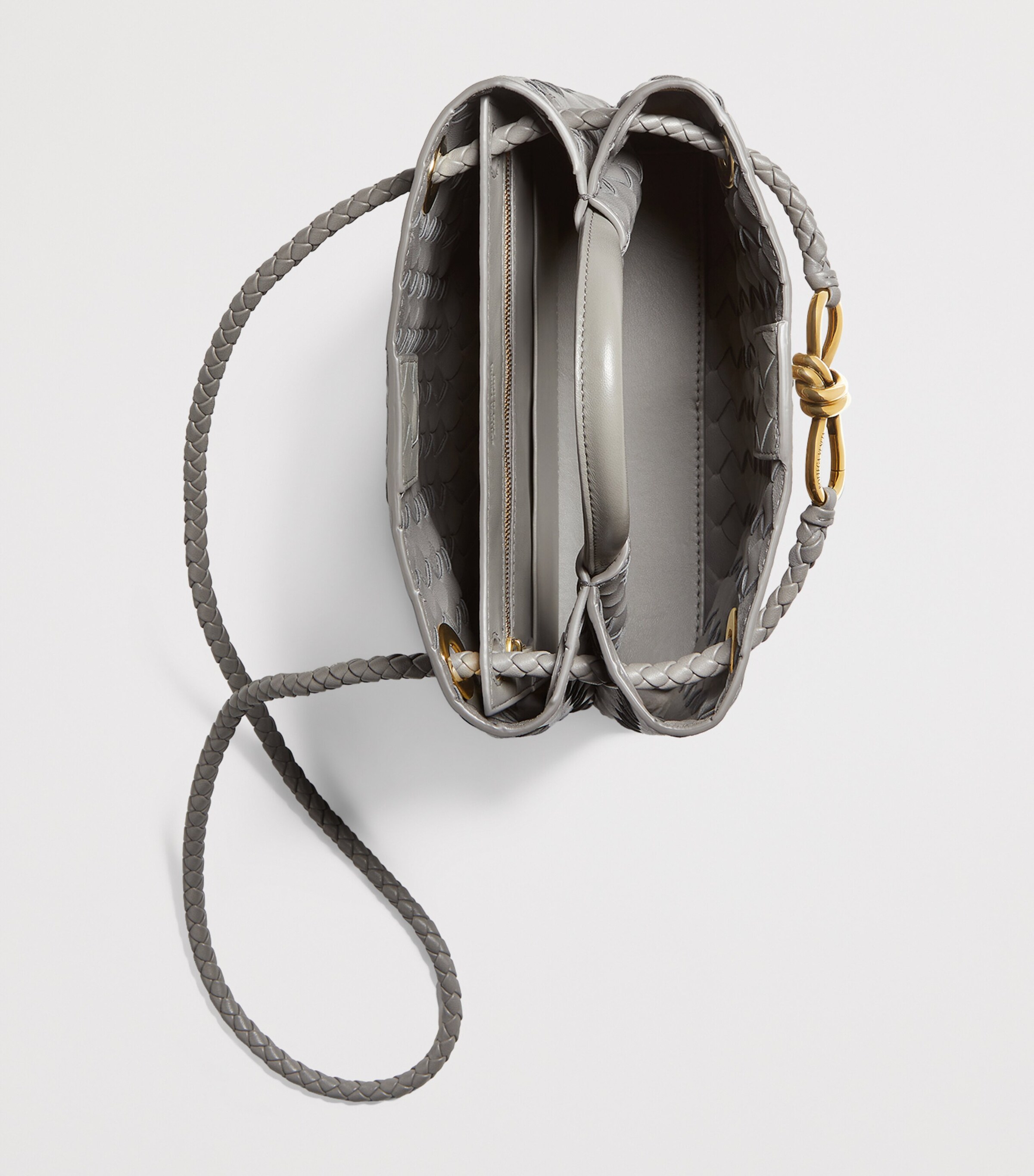 Bottega Veneta Nappa Leather Andiamo Shoulder Bag Image 3